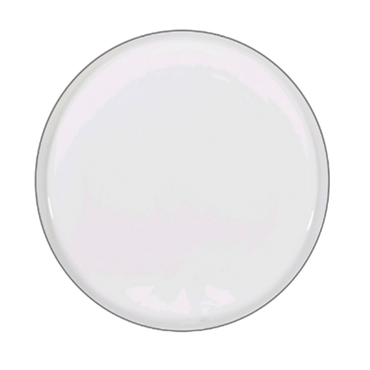 Dining set, 6 pers, 18 pr, porcelain F, white, Ideal silver
