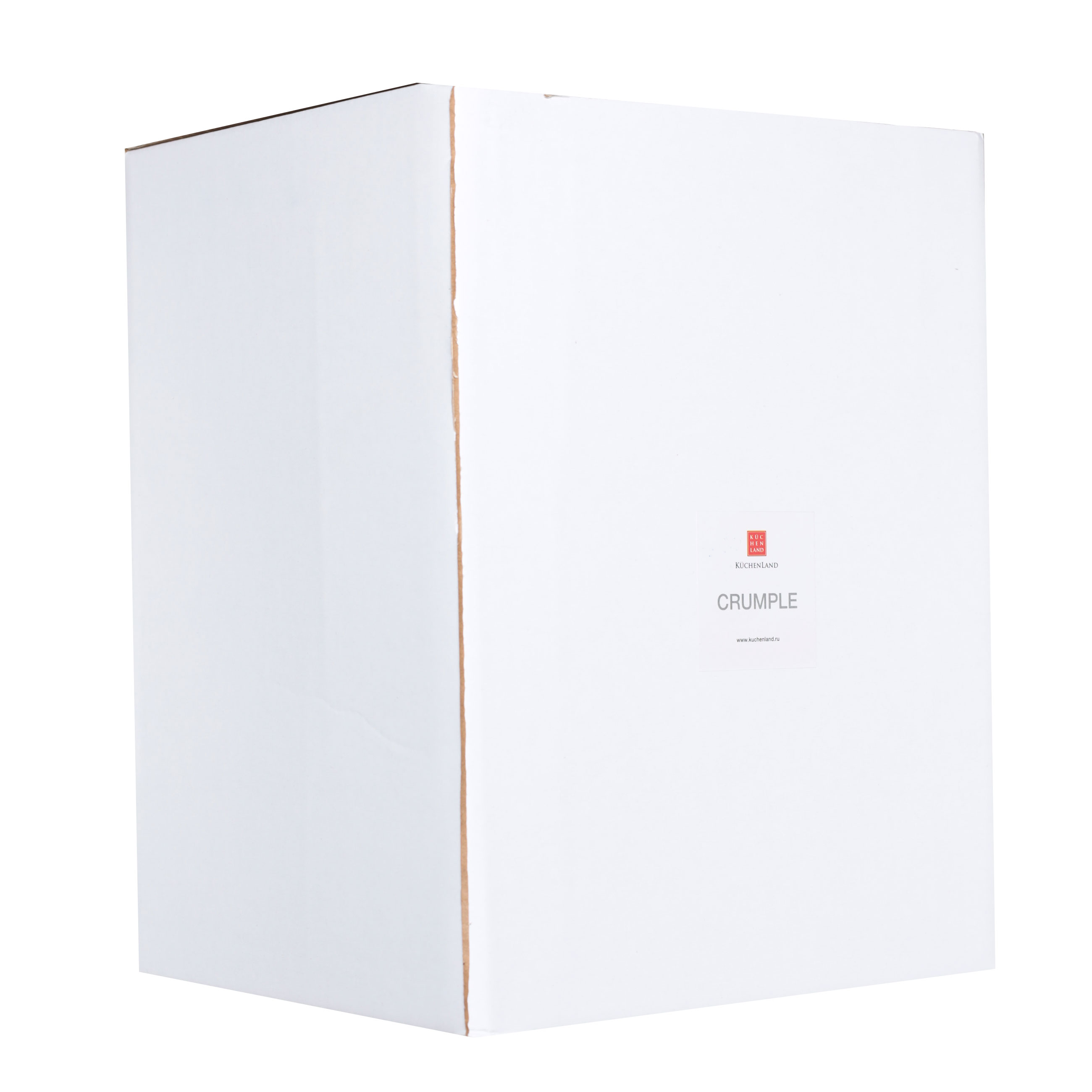 Flower vase, 25 cm, ceramic, White, Crumpled effect, Crumple, image-2