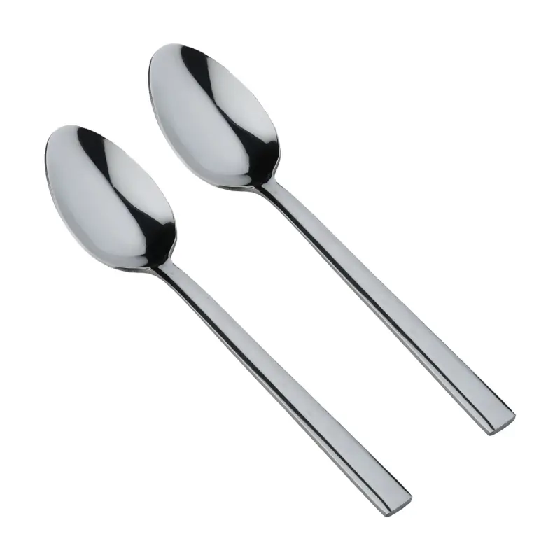 Tea spoon, 2 pcs, steel, Rome ,image-0