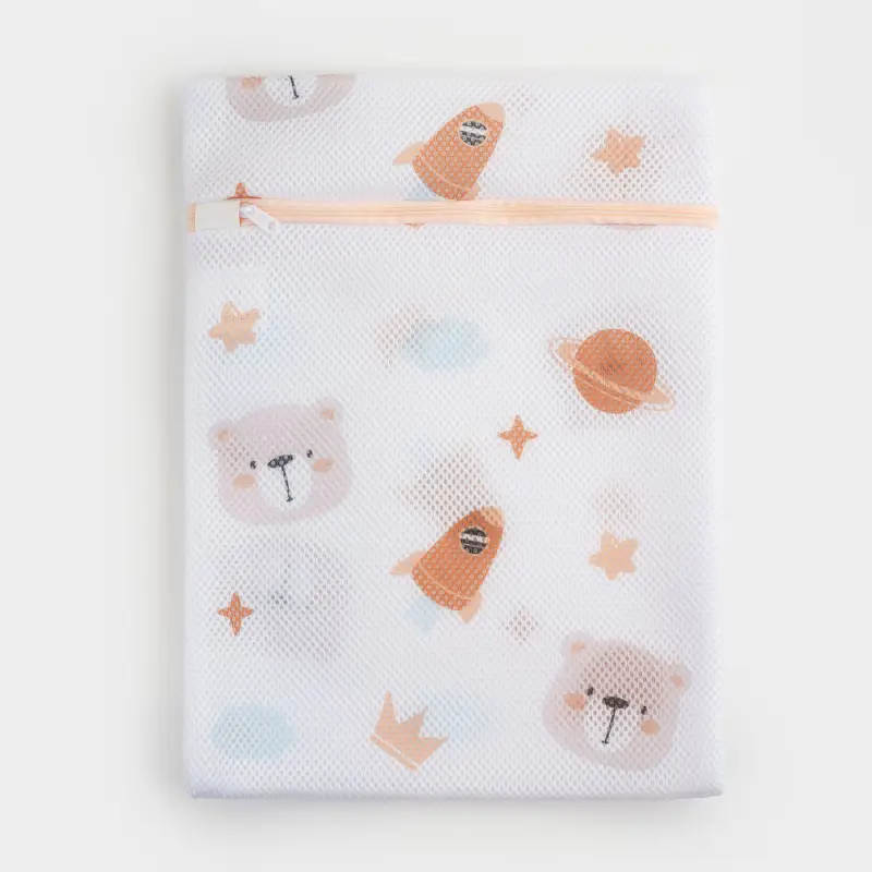 Washing bag for children's clothes, 30x40 cm, polyester, Bears, Safety Bear ,image-0