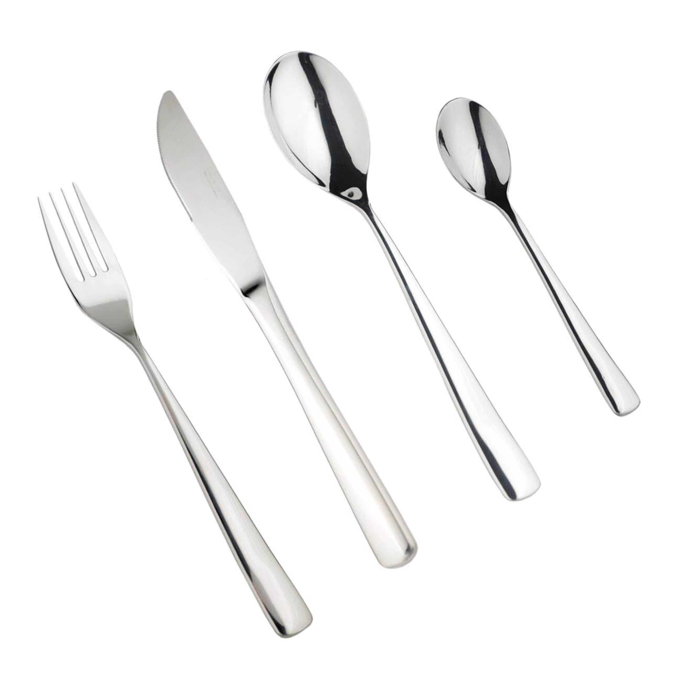 Cutlery, 6 persons, 24 items, steel, Munchen, image-0