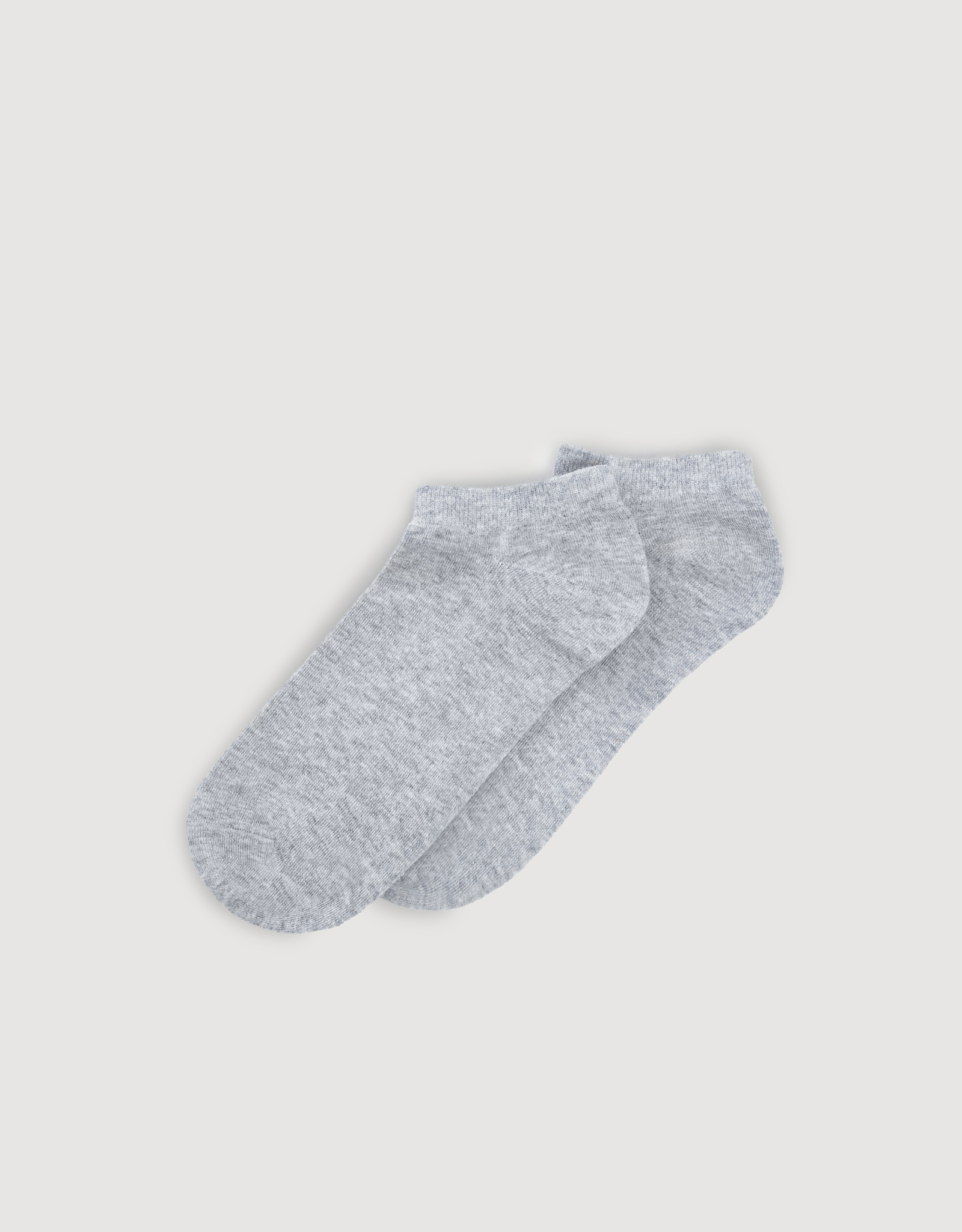 Women's socks, Size 36-38, cotton / polyester, grey, Basic