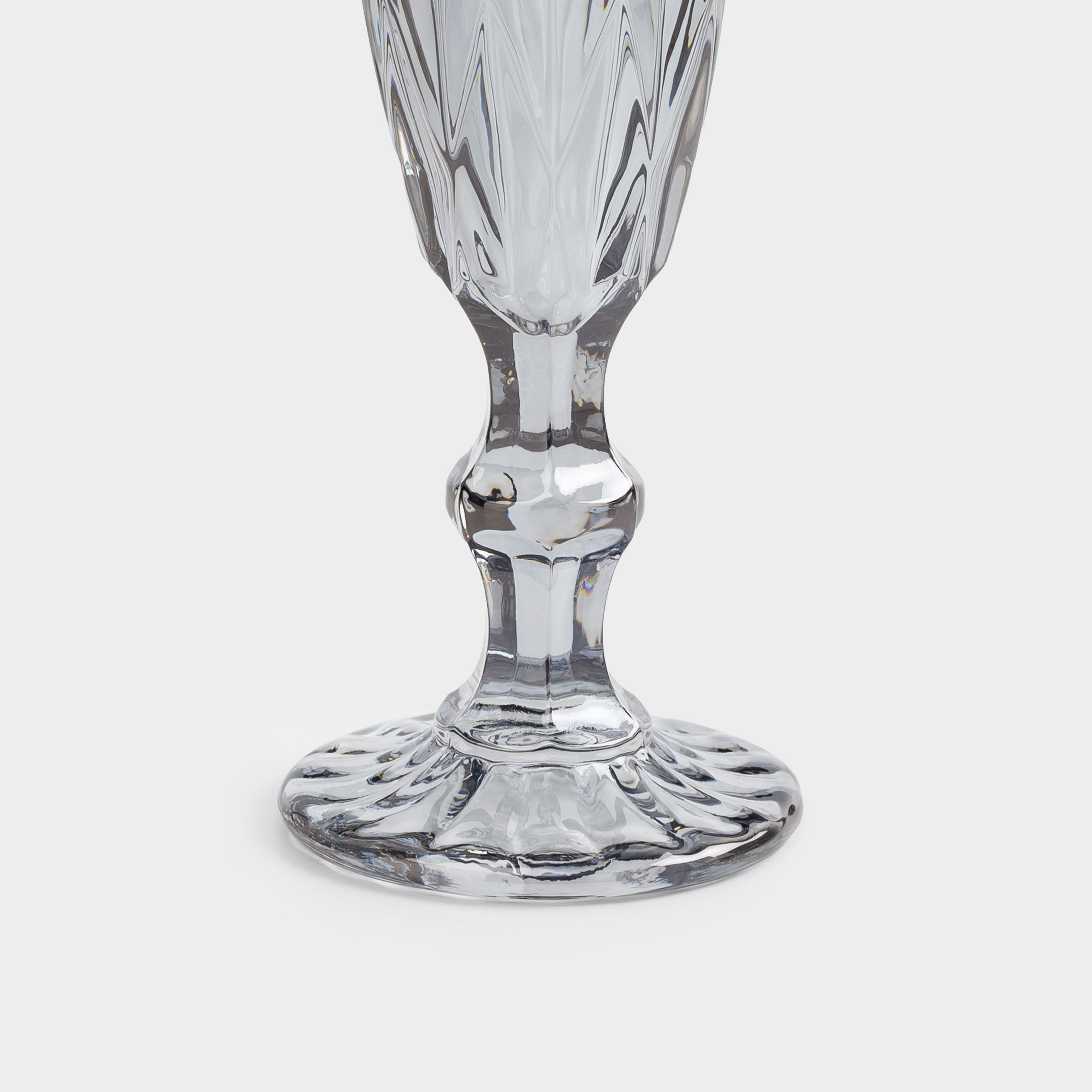 Drinking goblet glass, 170 ml, glass R, grey, Rhomb color, image-4