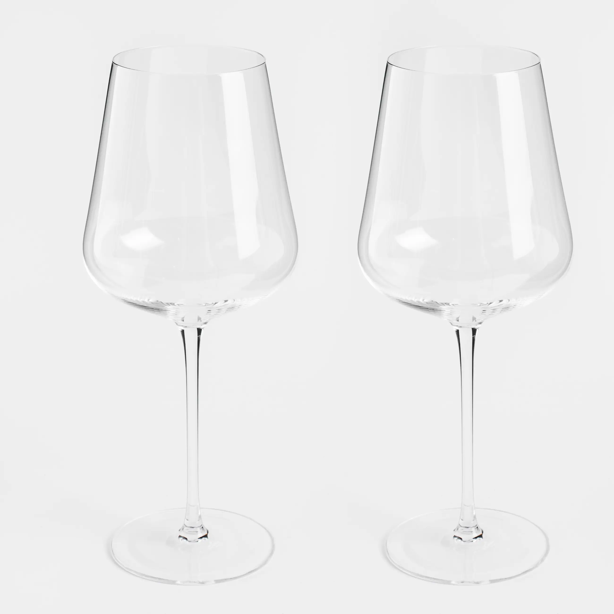 White wine glass, 480 ml, 2 pcs, crystal glass, Ferentino, image-0