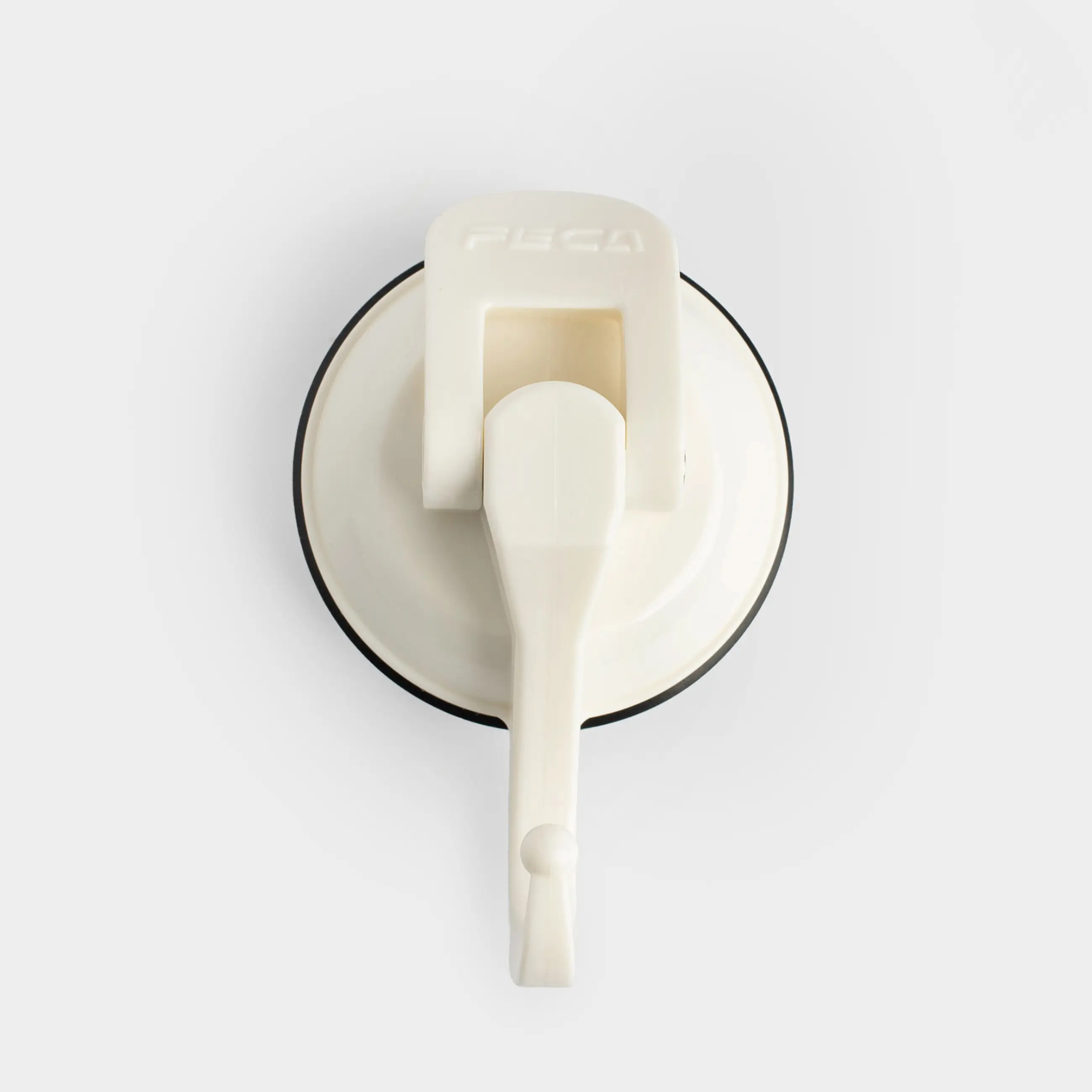 Suction hook, 7.1 cm, Plastic, white, Feca