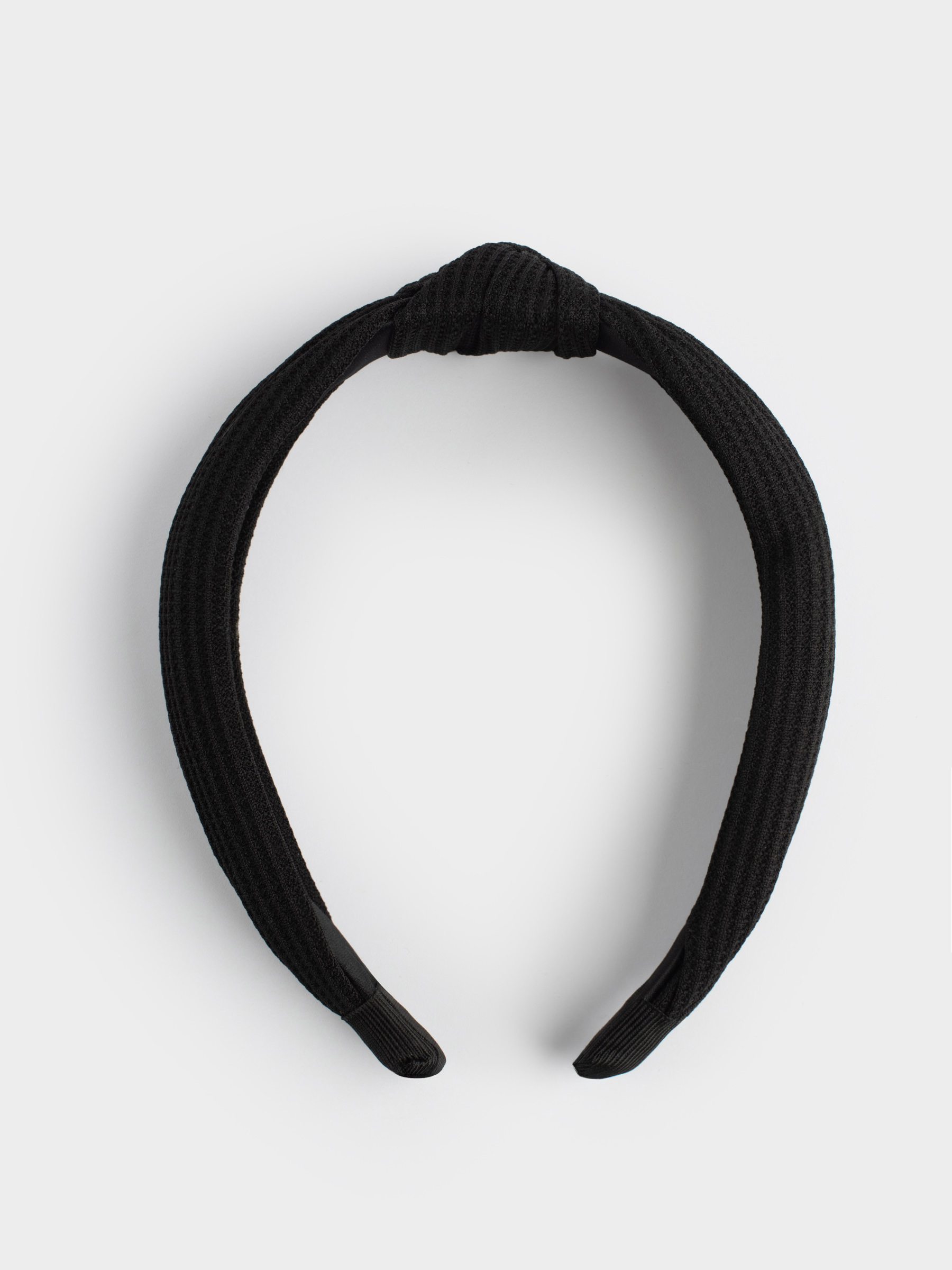 Hair band, 13x15 cm, polyester / plastic, Black, Basic, image-0