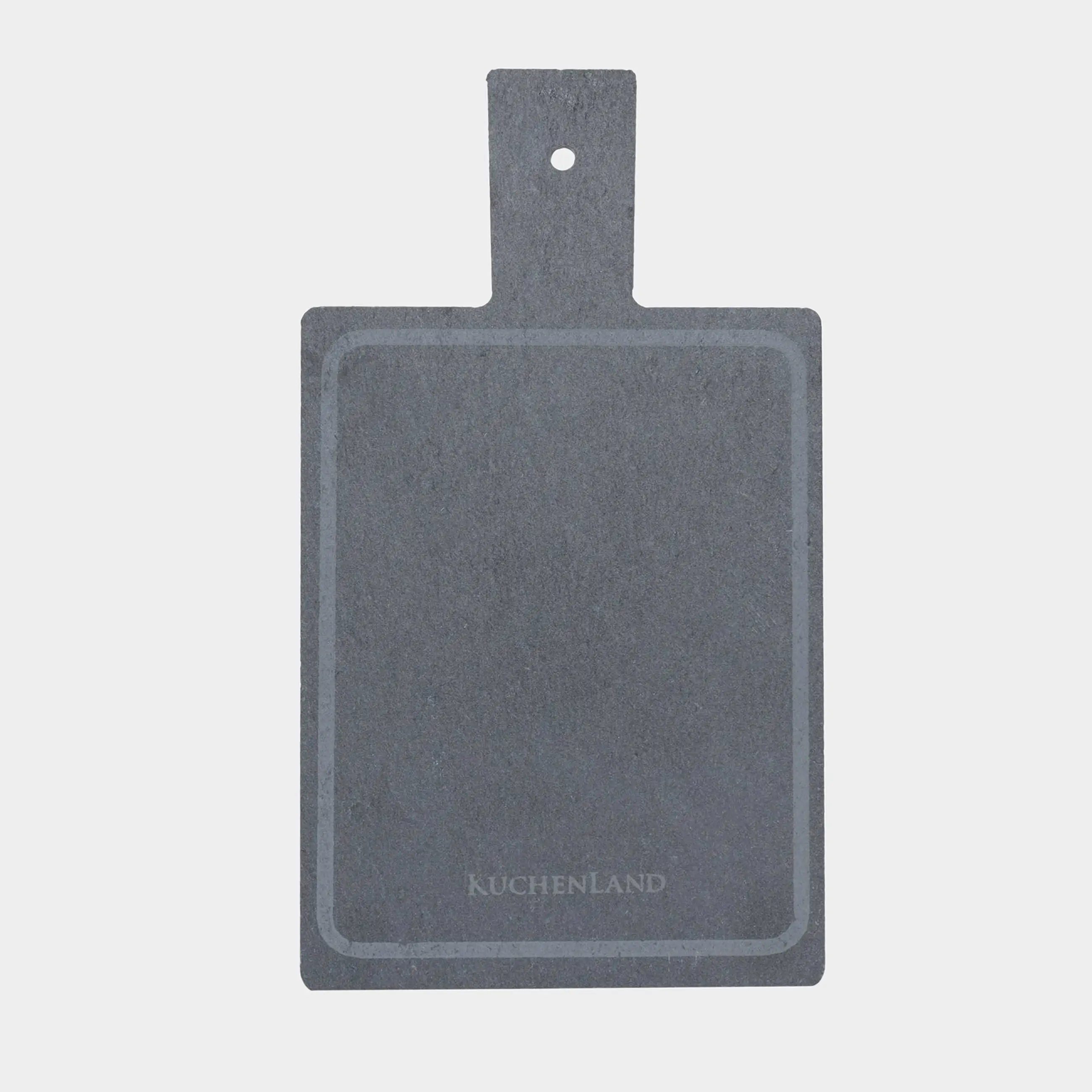 Hot plate, 19x11 cm, with handle, slate, rectangular, BBQ