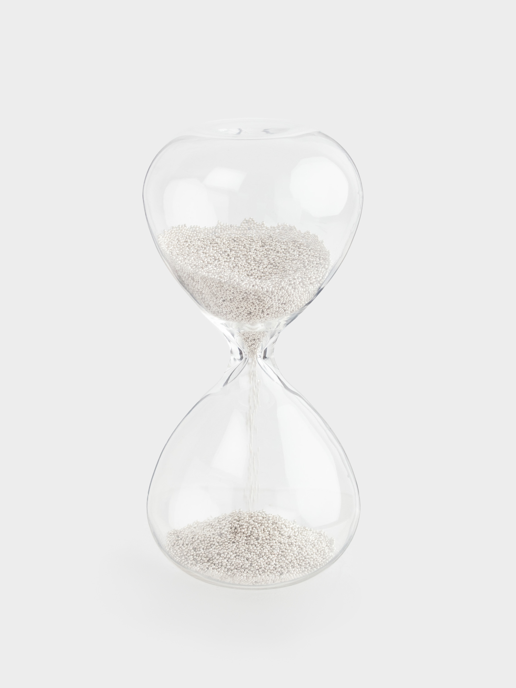 Hourglass clock, 8 cm, 30 seconds, glass / sand, Sand time, image-0