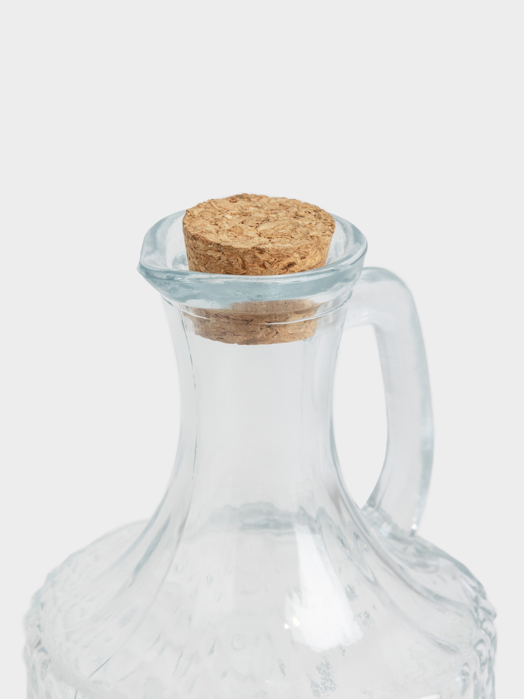 Oil or vinegar container, 400 ml, with handle, glass R / stopper, Naiad, image-2