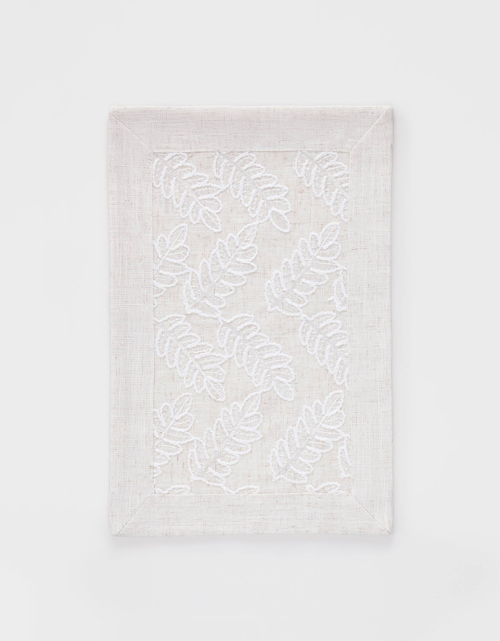 Placemat, 30x45 cm, polyester, rectangular, milky, Leaves, Fall foliage, image-0