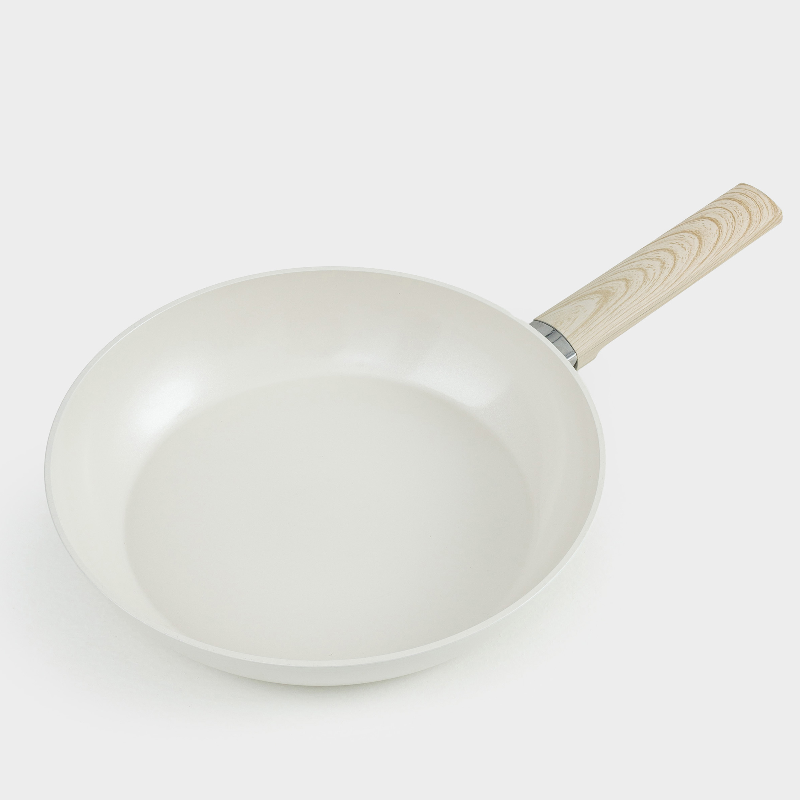 Frying pan, 28 cm, coated, aluminum, milk, Sentimentality