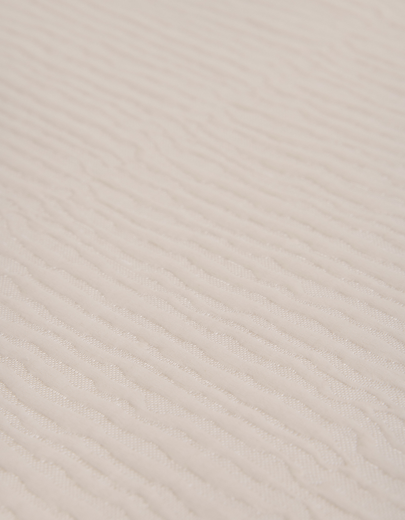 Bedspread, 220x240 cm, cotton / polyester, milky, Jacquard bed, image-3