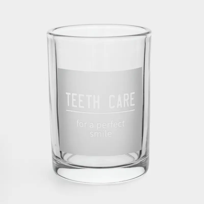 Bathroom tumbler, 11 cm, glass, Lunt ,image-0