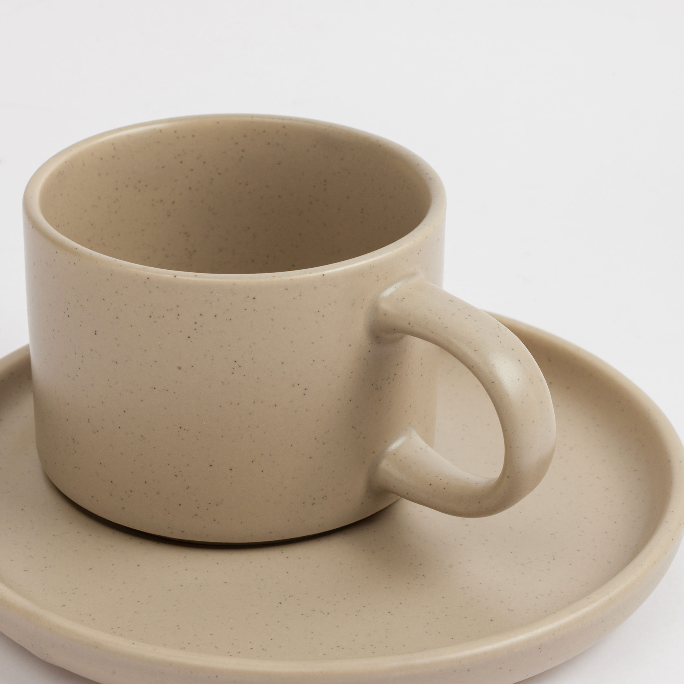 Tea pair, 1 persons, 2 items, 250 ml, porcelain N, beige, Latio