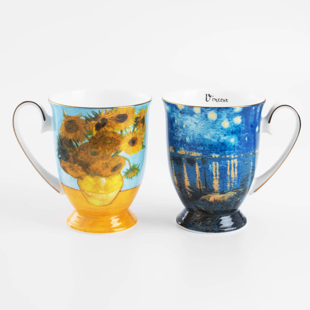 Mug, 280 ml, 2 pcs, porcelain F, Van Gogh, Art