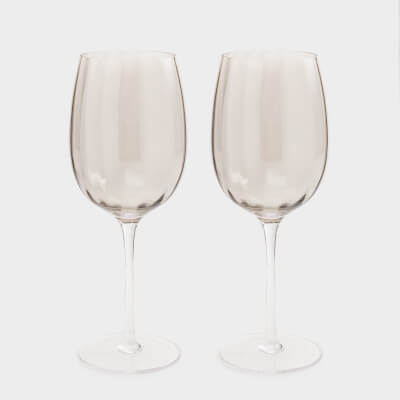 Wine glass, 470 ml, 2 pcs, glass, grey, Filo R color ,image-0