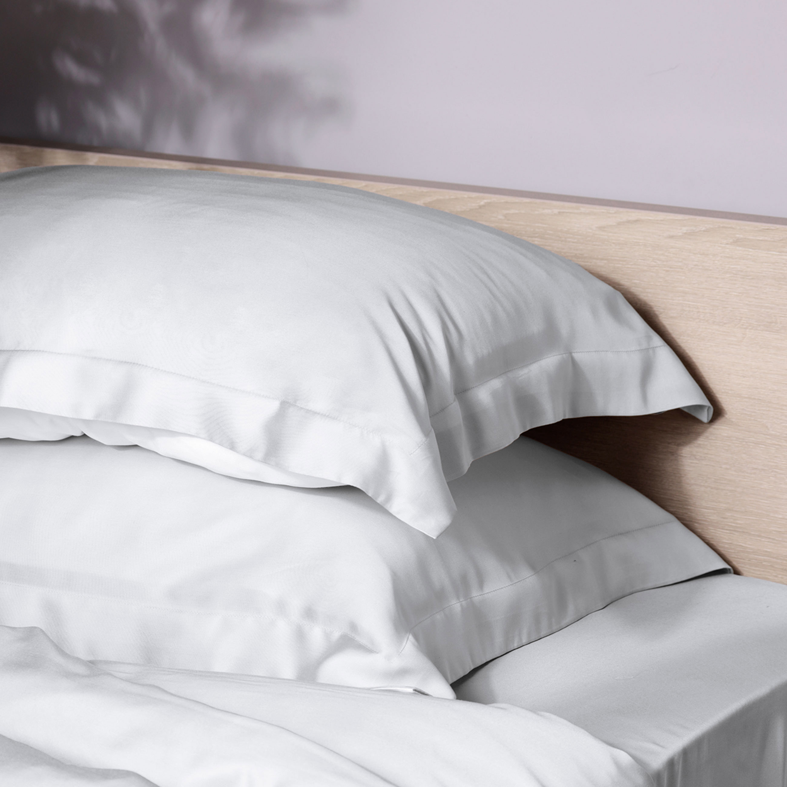 Pillowcase, 50x70 cm, 2 pcs, Tencel 300 TC, beige, Tencel, image-1