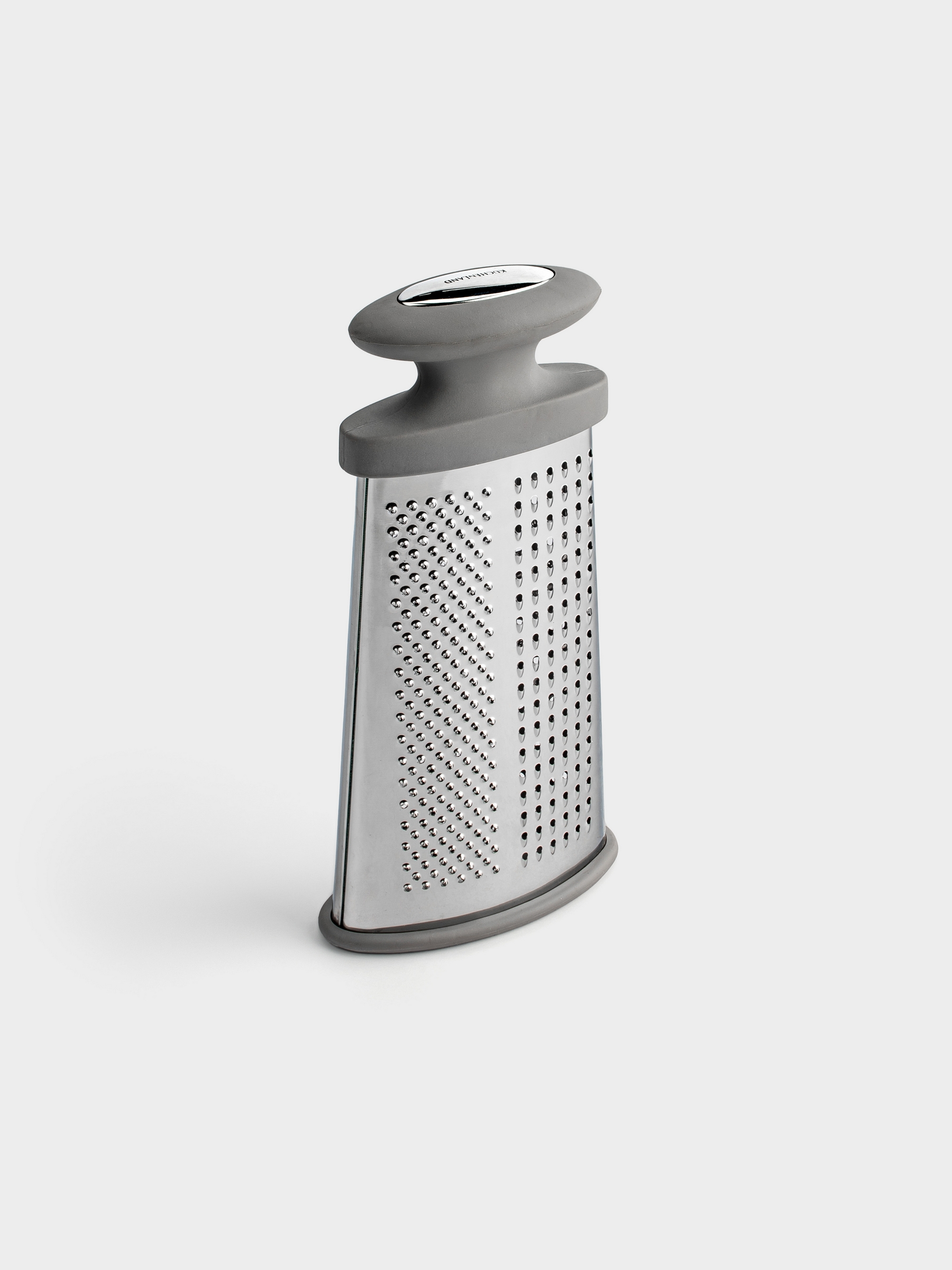 Grater, 15 cm, two-sided, steel / plastic, grey, Thin, image-3