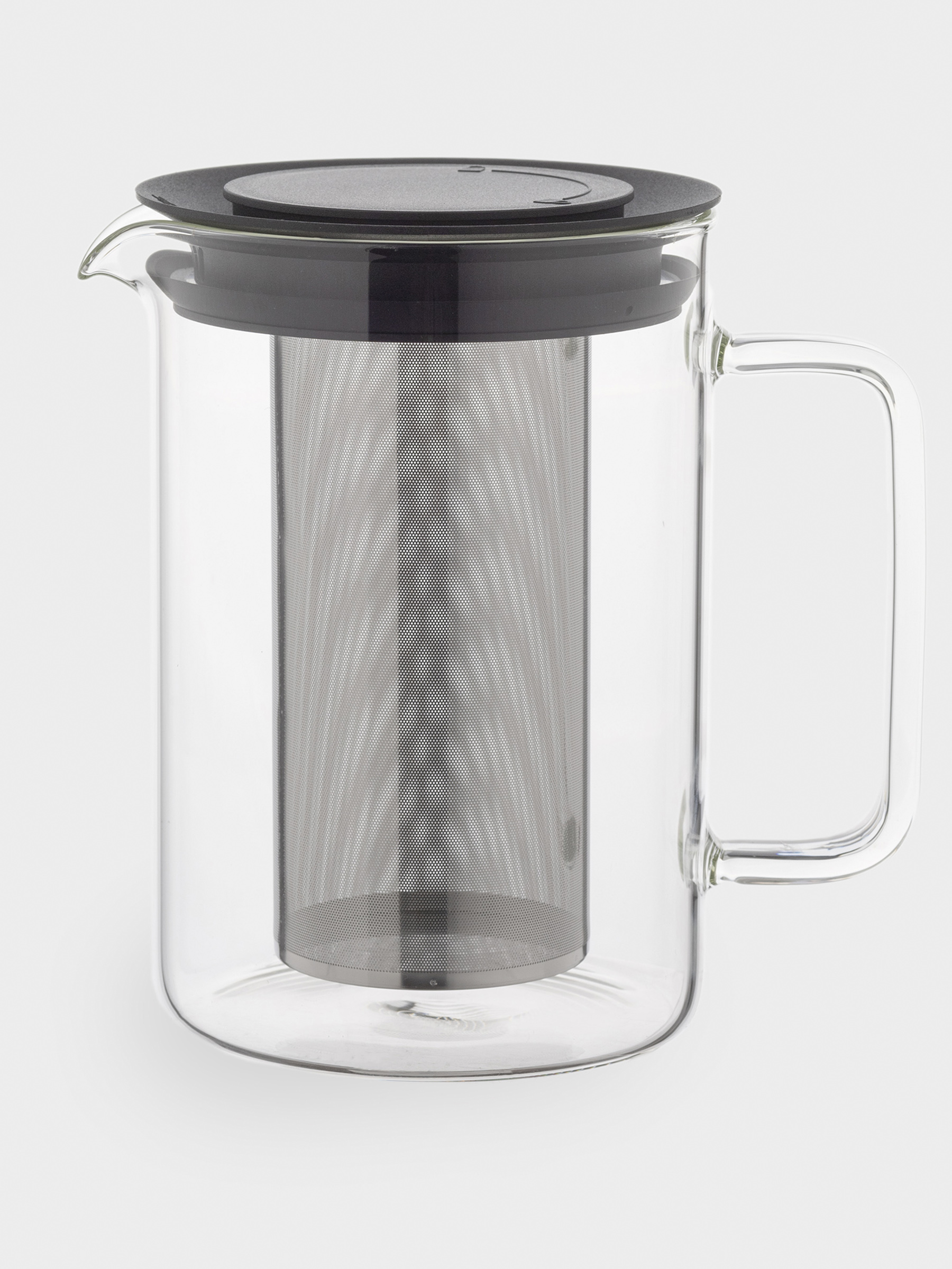 Teapot, 1.6 l, glass B / steel / plastic, Comfort, image-0