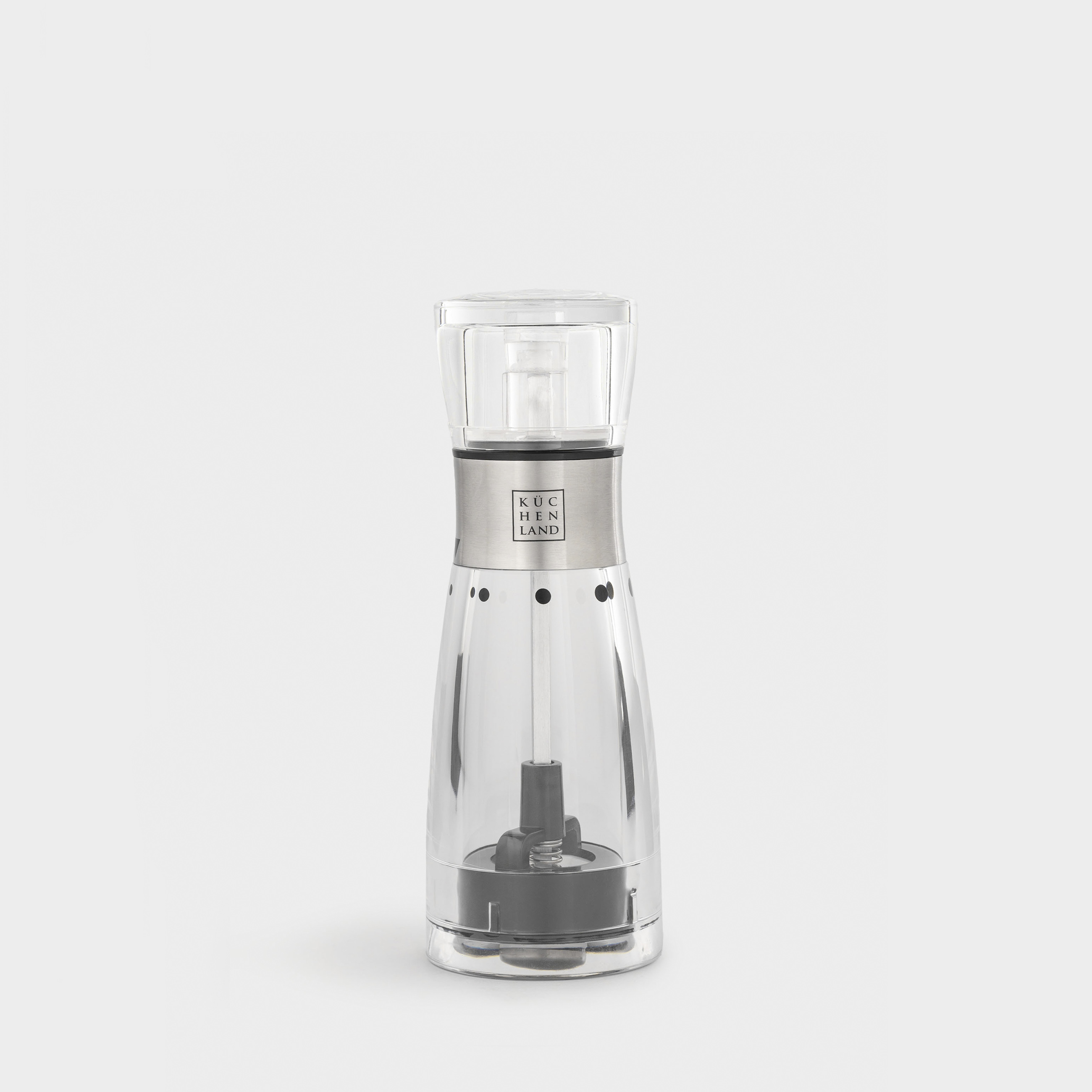 Spice mill, 17 cm, mechanical, acrylic, Classic, image-0