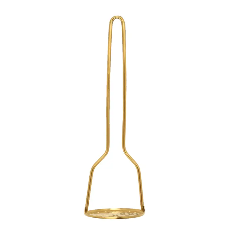 Puree press, 28 cm, steel, golden, Device gold ,image-0