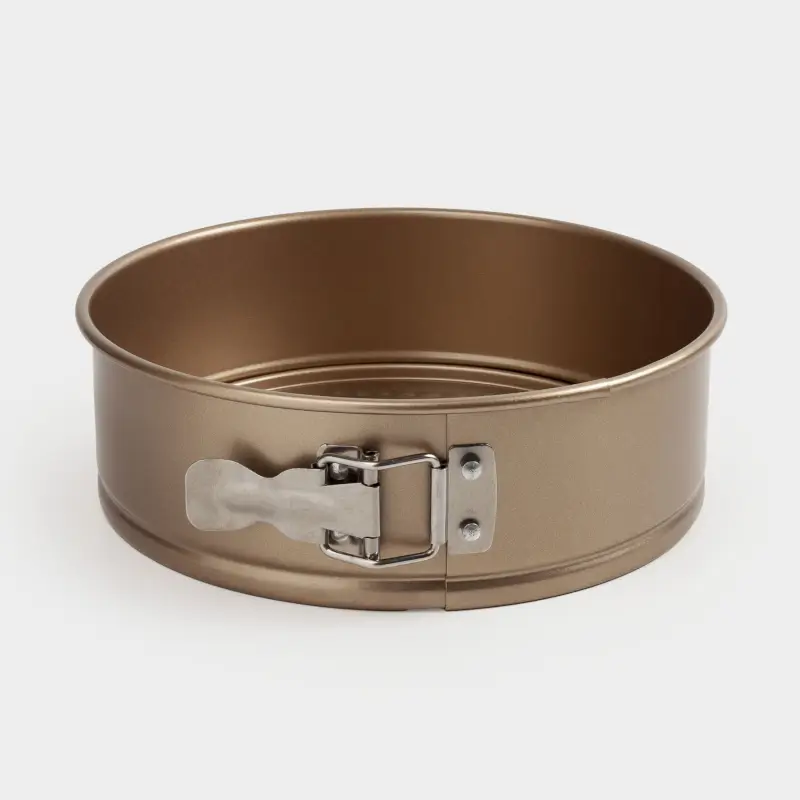 Baking dish, 22 cm, split, coated, steel, copper, Resto clip ,image-0