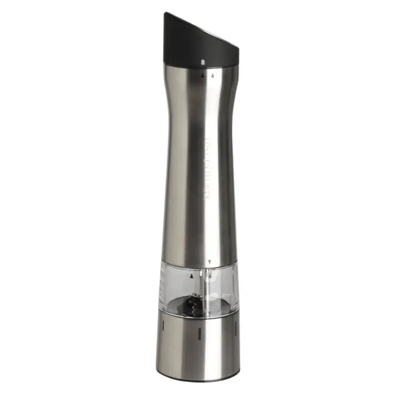 Spice mill, 24 cm, electric, steel / plastic, LED B, beveled, Classic