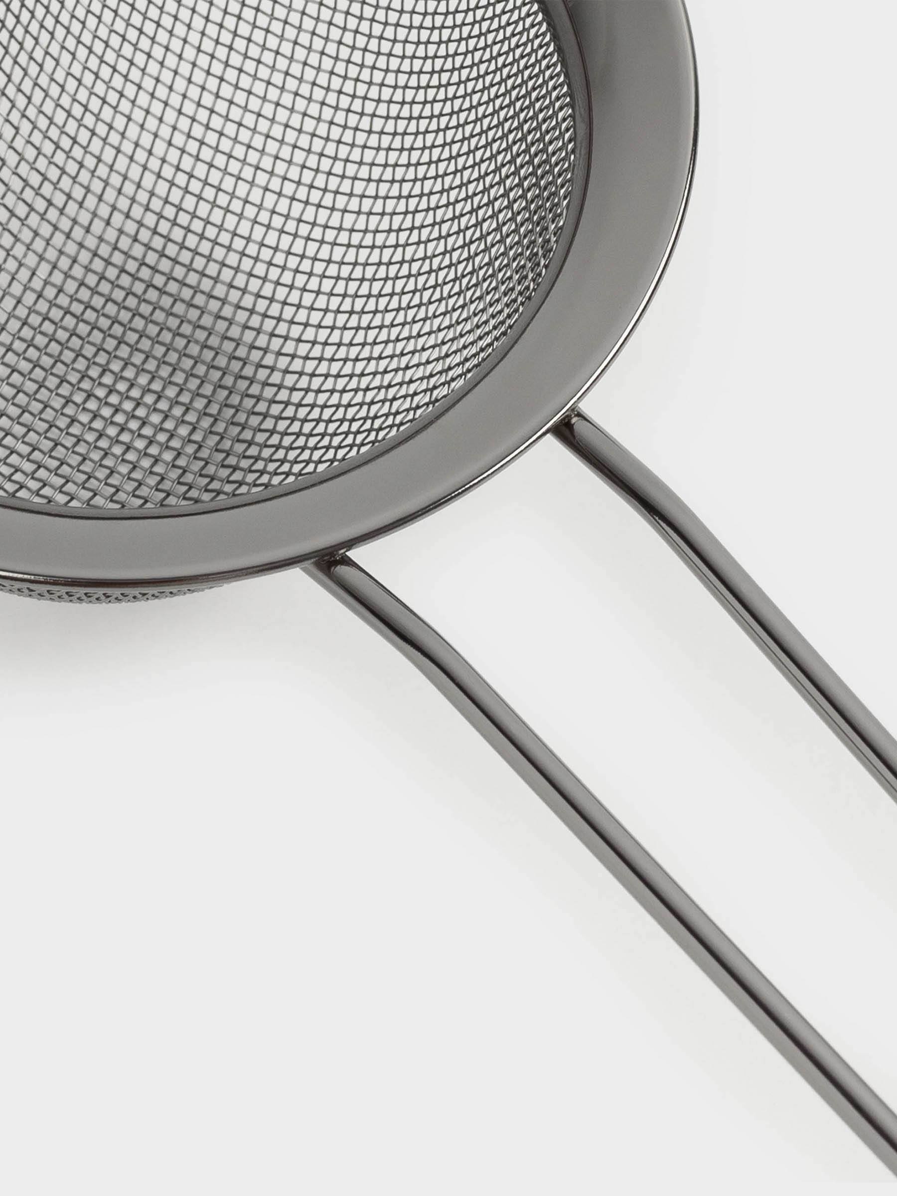 Sieve, 19 cm, with handle, steel, dark grey, Titanium, image-3
