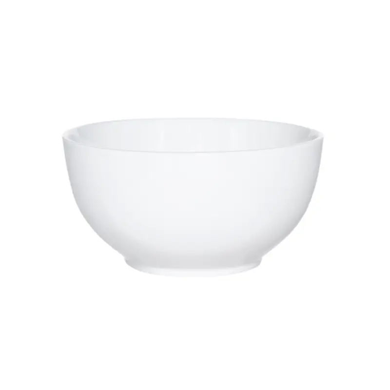 Salad bowl, 15x8 cm, porcelain P, white, Silence
