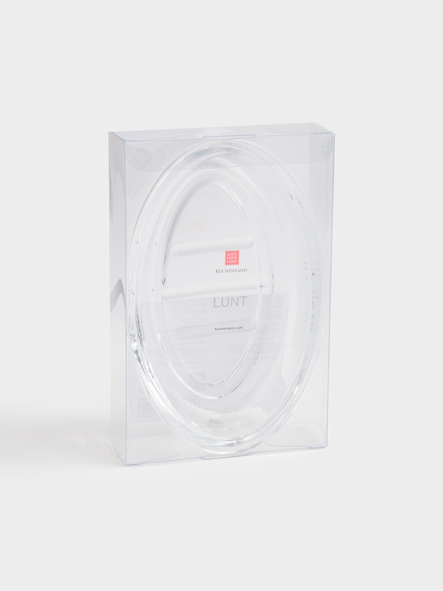 Soap dish, 15x10 cm, glass, oval, Lunt, image-4