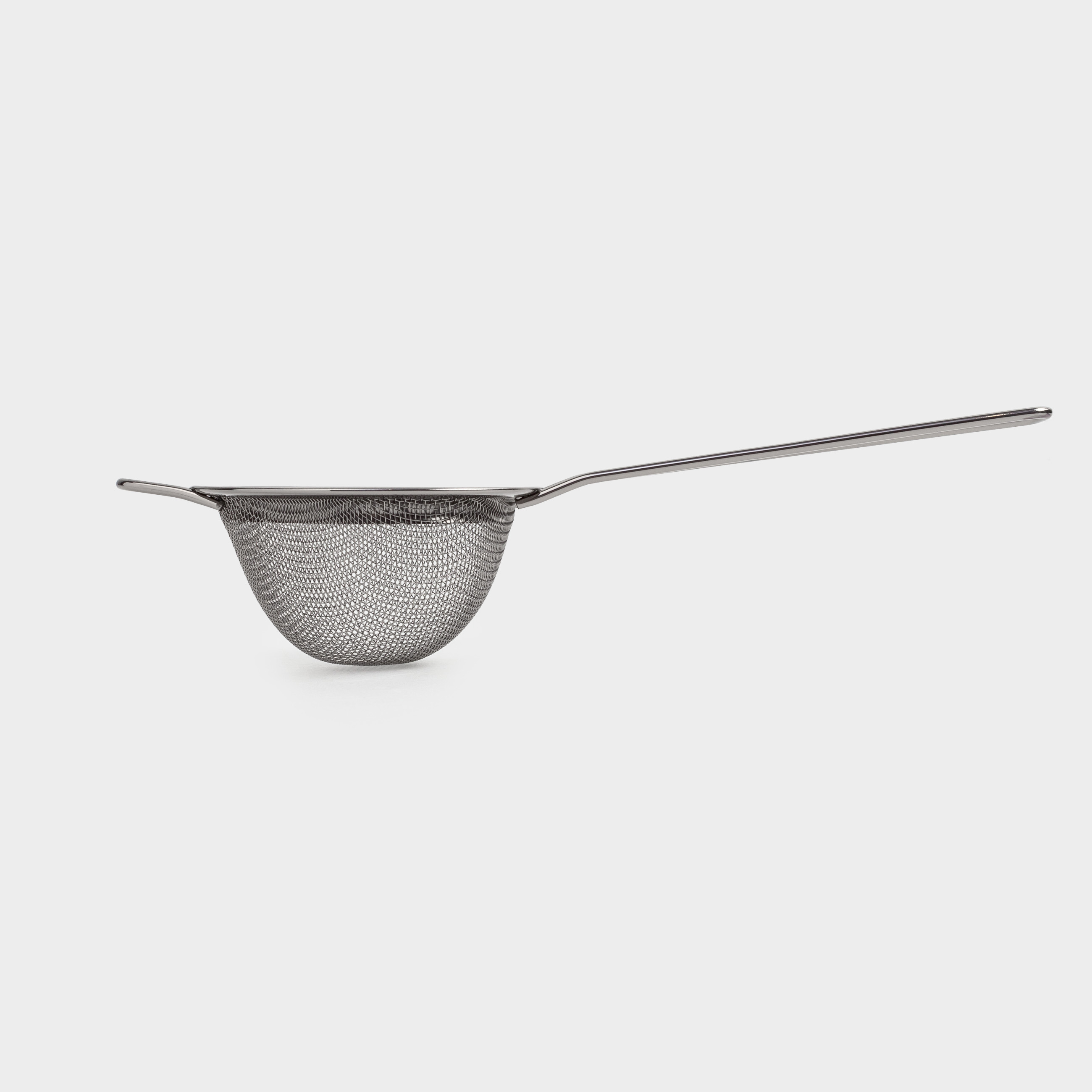 Sieve, 8 cm, with handle, steel, dark grey, Titanium