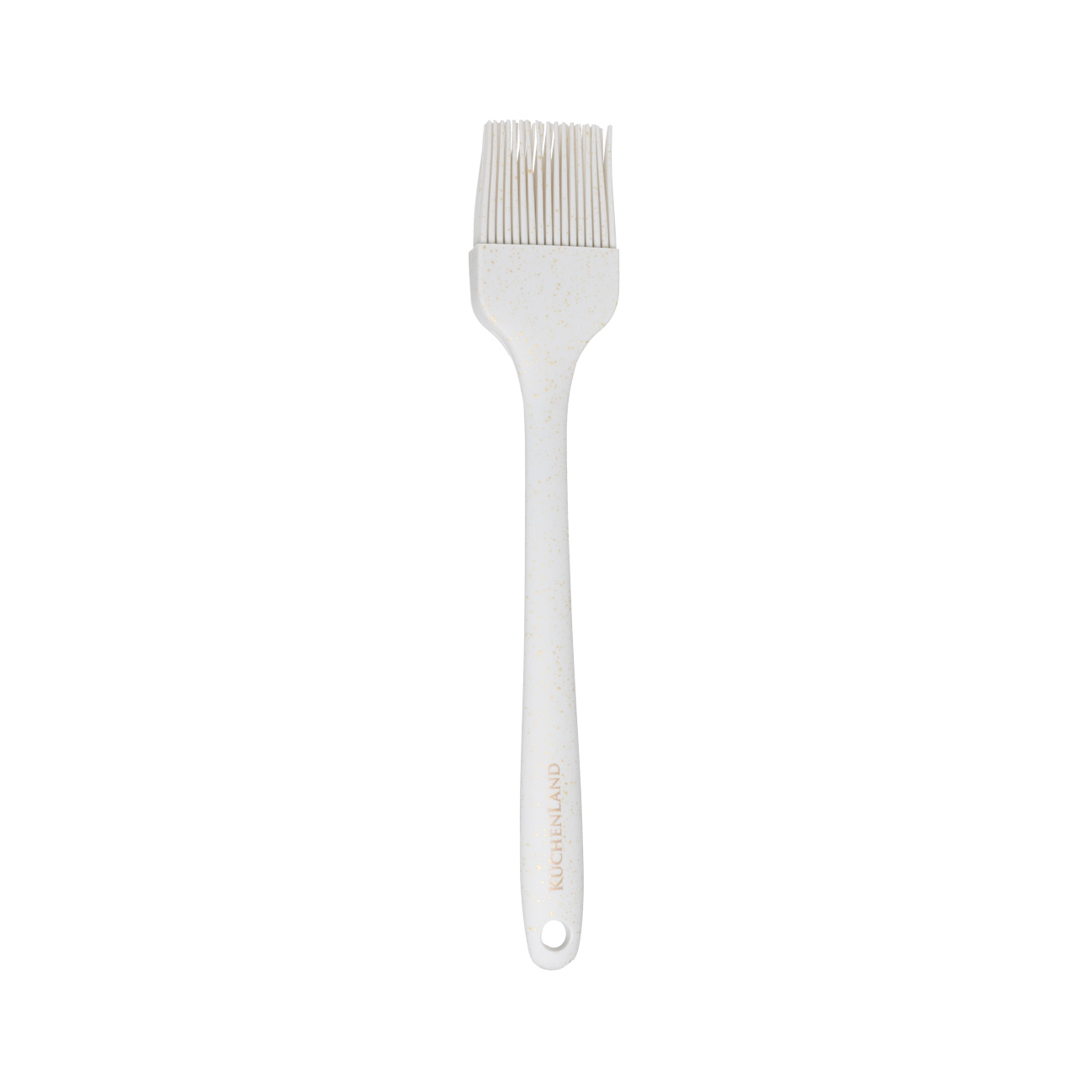 Pancake baking set, 3 items, spatulas/brush, silicone, ecru, speckled bakery speckled, image-2
