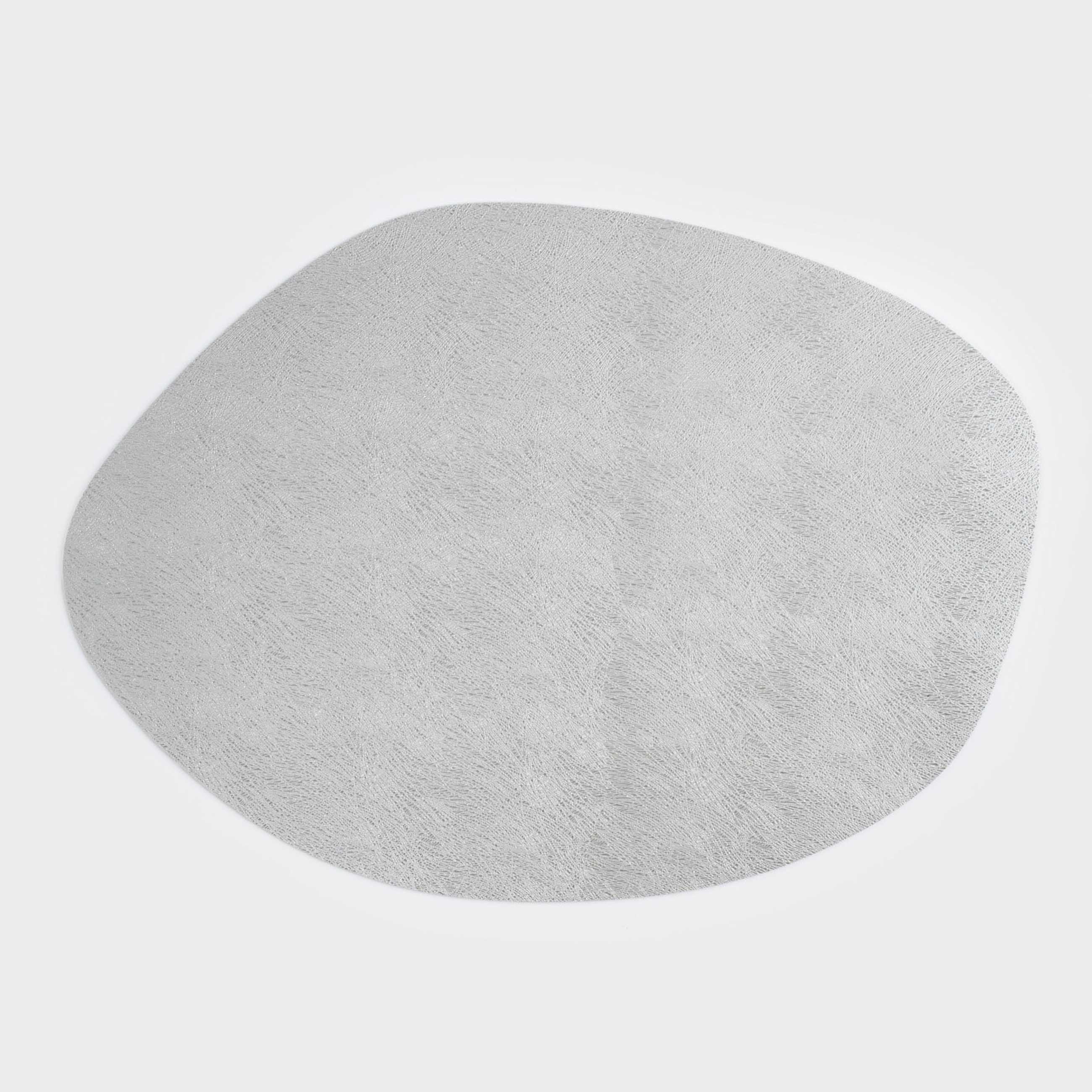 Napkin for appliances, 31x43 cm, double-sided, PVC, shaped, silver/gold, Rock, image-0