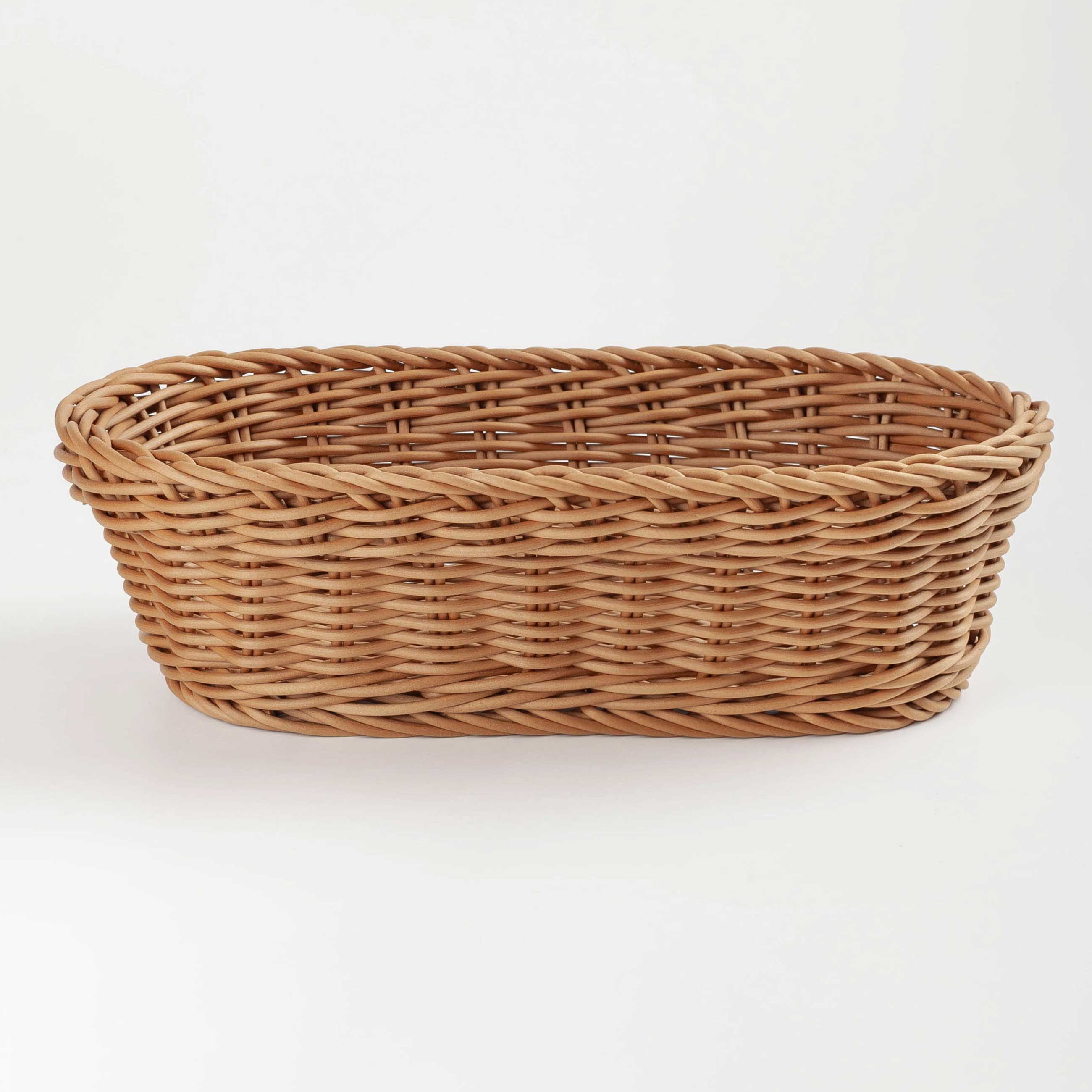 Bread basket, 29x17 cm, rattan, oval, brown, Twig, image-0