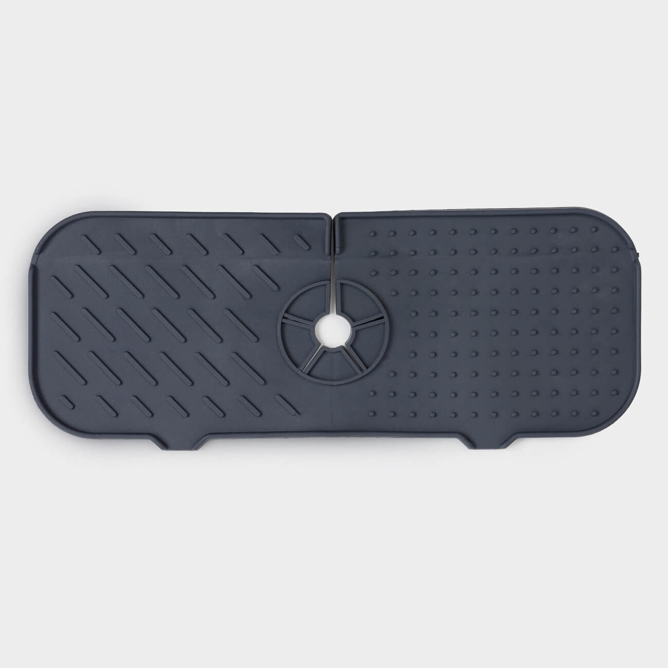 Sink mat for mixer tap, cm, rubber, grey, Keeping