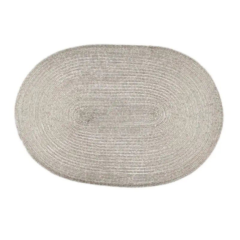 Napkin for appliances, 30x45 cm, polyester, oval, champagne, Rotary shine