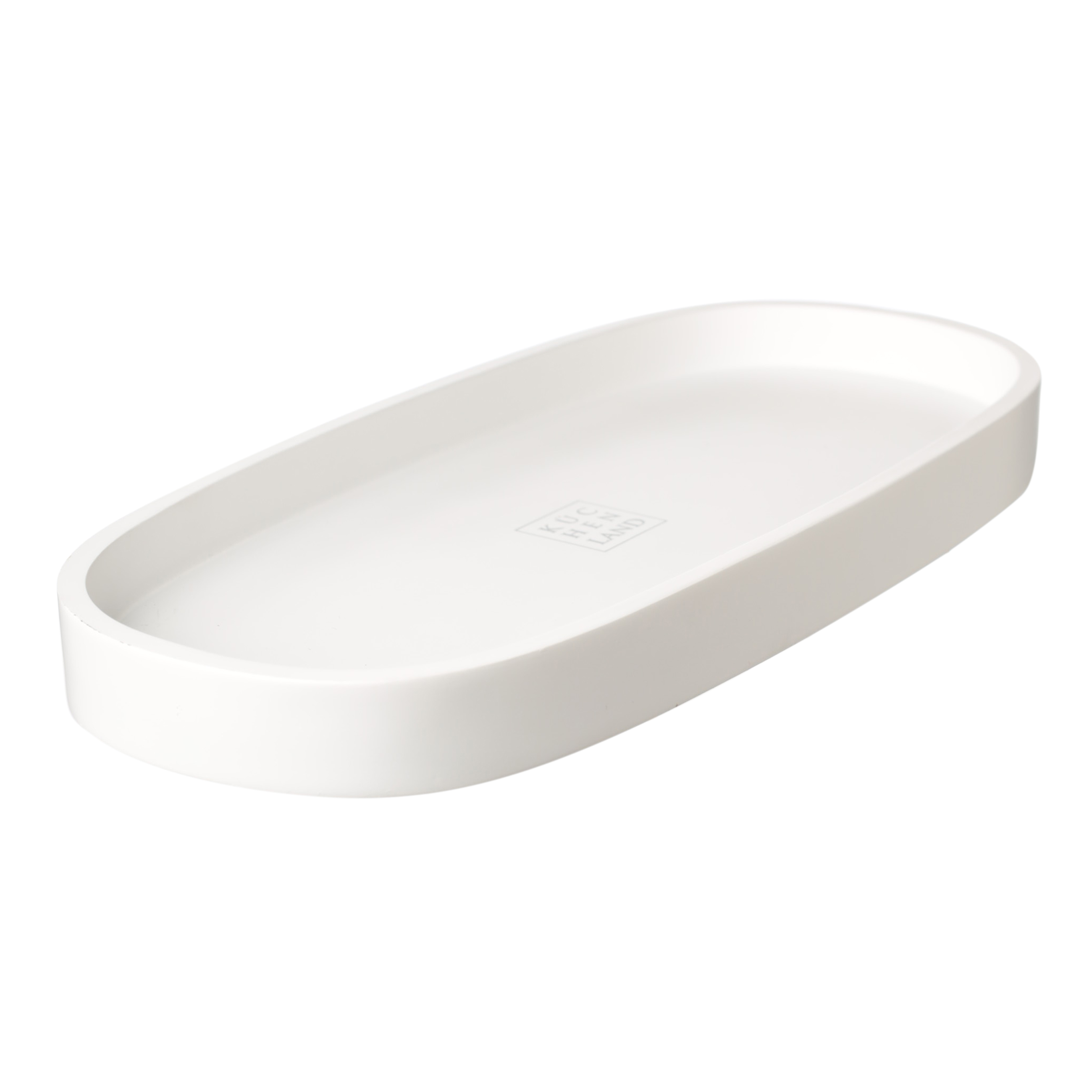 Bath tray, 23x10 cm, polyresin, white, Vesta