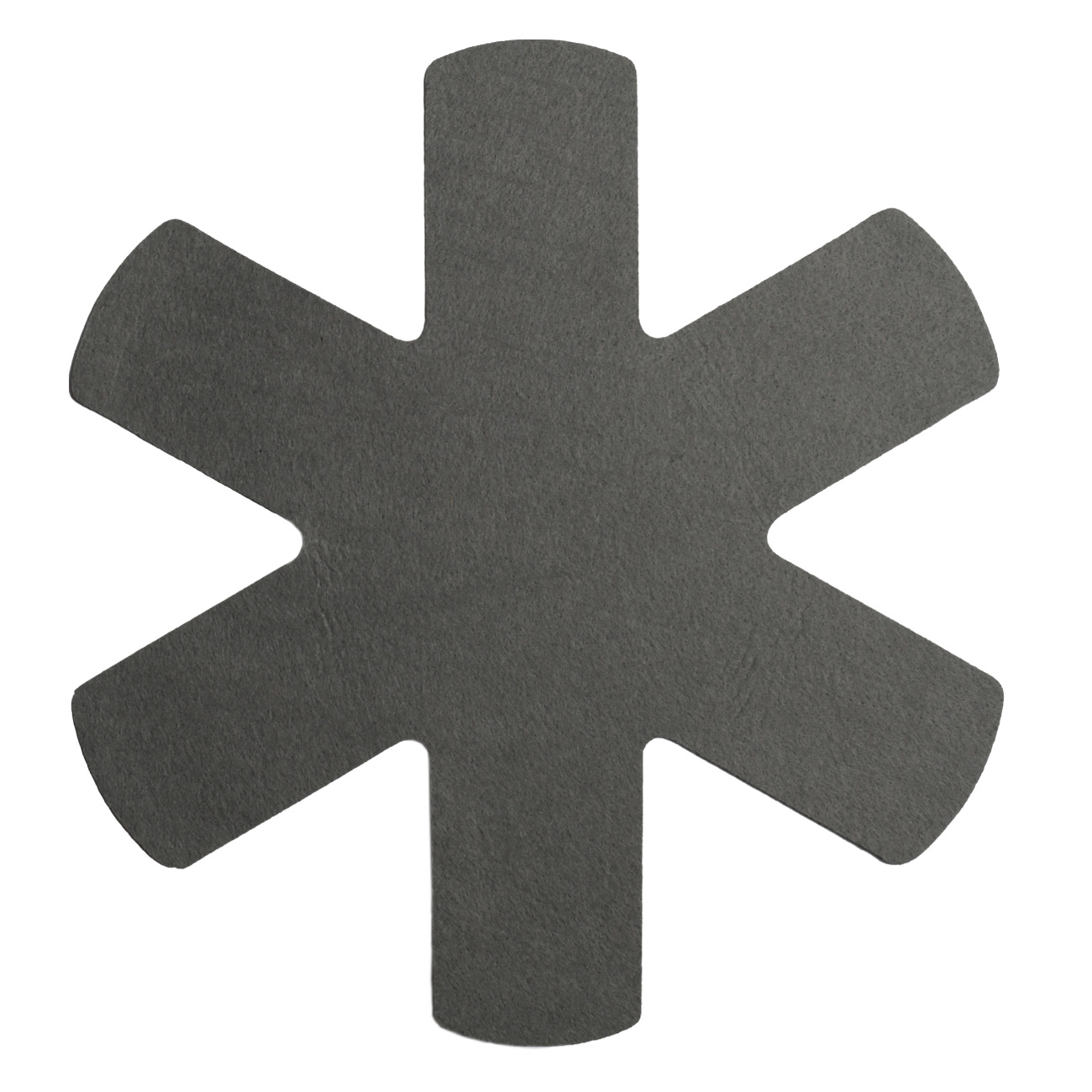 Set of pan protectors, 3 pcs, 38/34/27 cm, felt, gray / beige, Assist