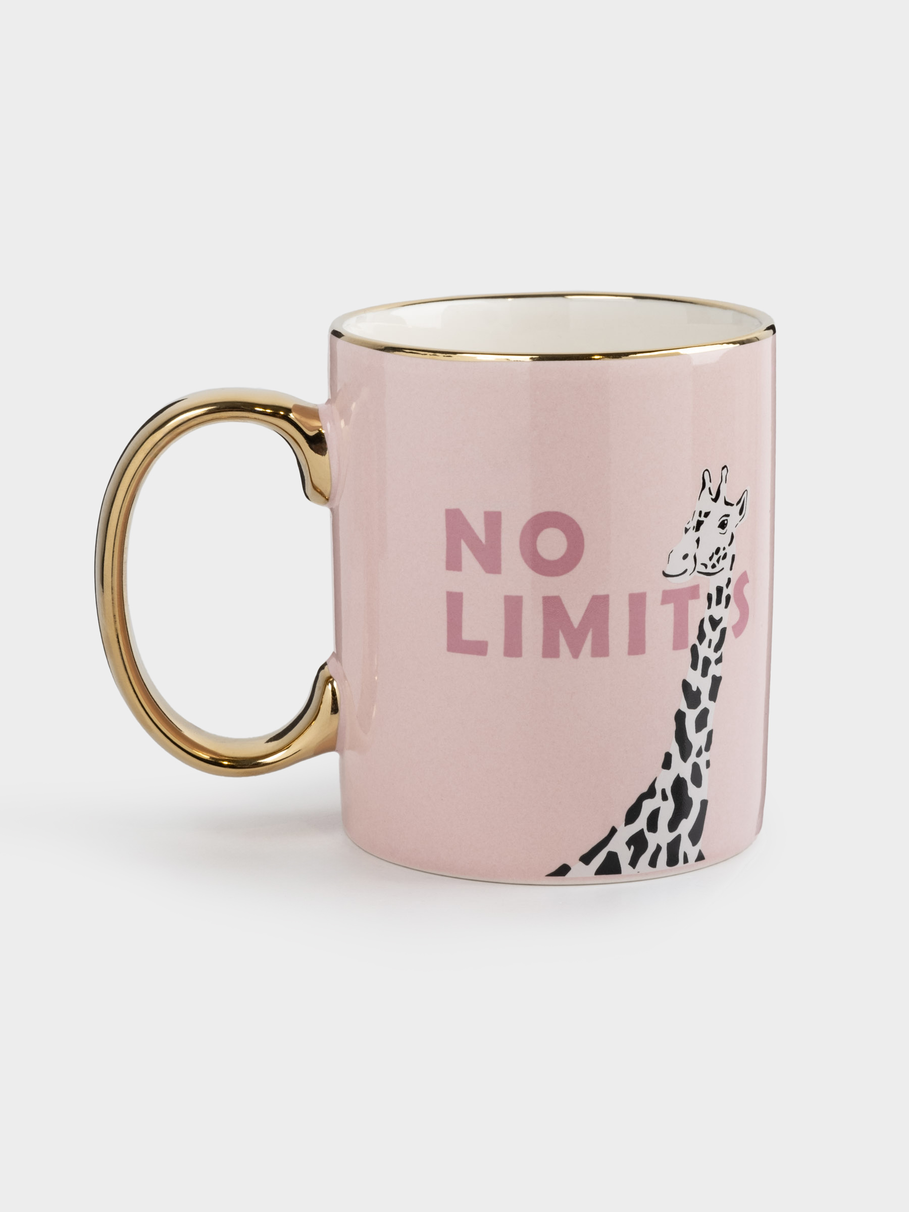 Mug, 350 ml, porcelain N, rose gold, Giraffe, Giraffe, image-2
