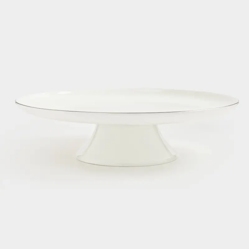 Dish on a leg, 27x7 cm, porcelain F, Antarctica ,image-0