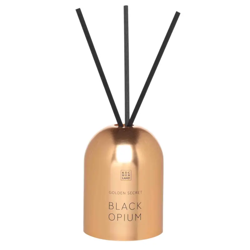 Aroma diffuser, 100 ml, golden, Black Opium, Golden secret
