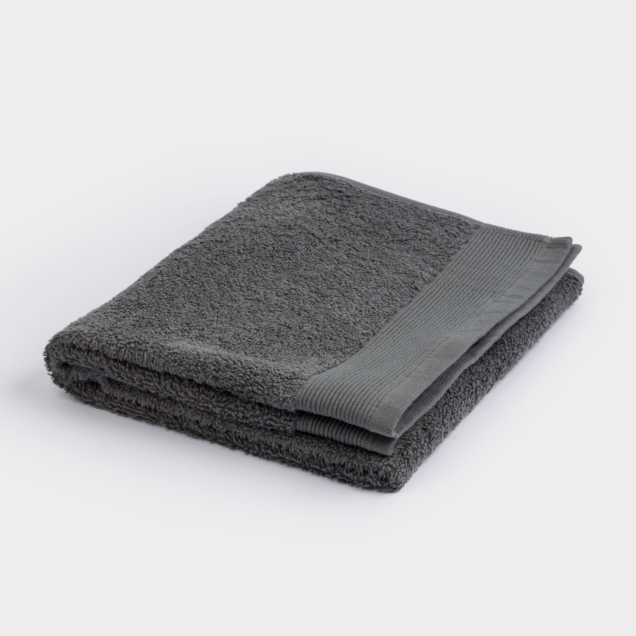 Towel, 50x90 cm, cotton, grey, Vari cotton, image-0
