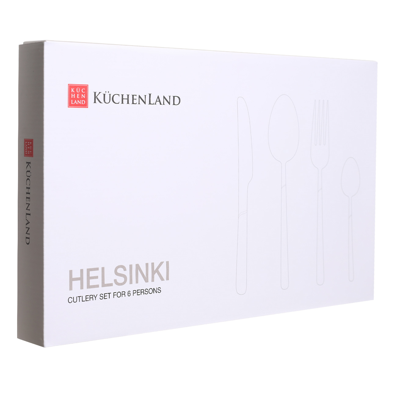 Cutlery, 6 pers, 24 pr, steel, Helsinki