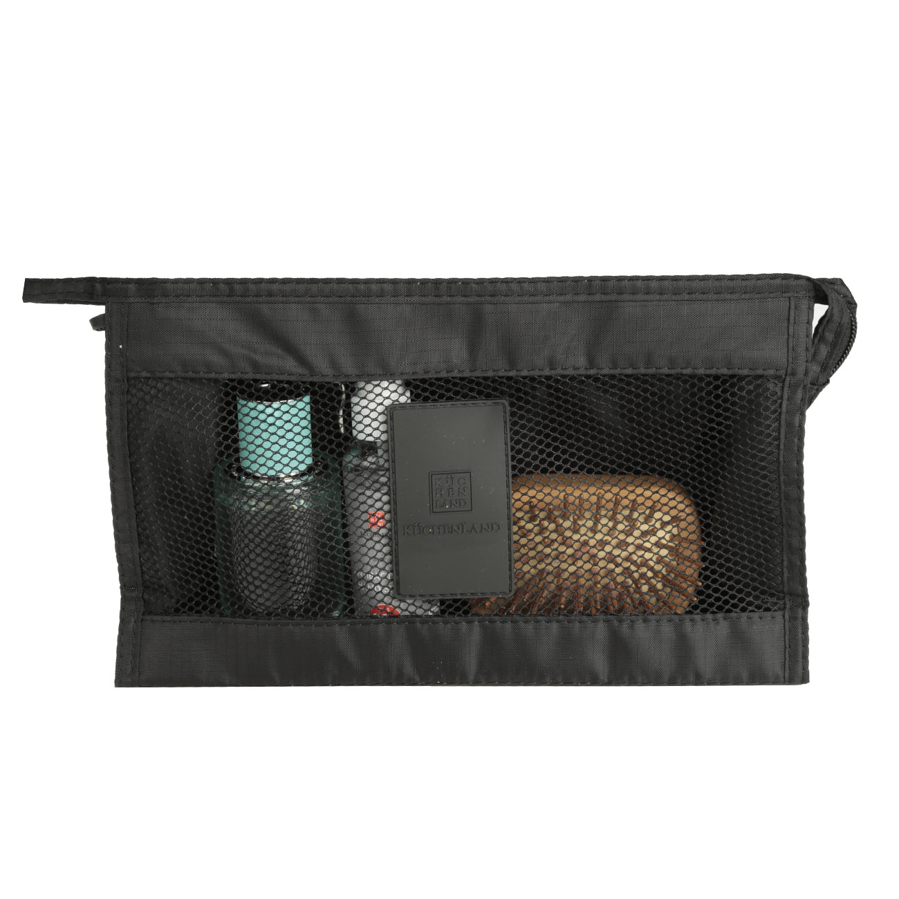 Travel Organizer Set, 3 pcs, Polyester, Black, Easy Travel