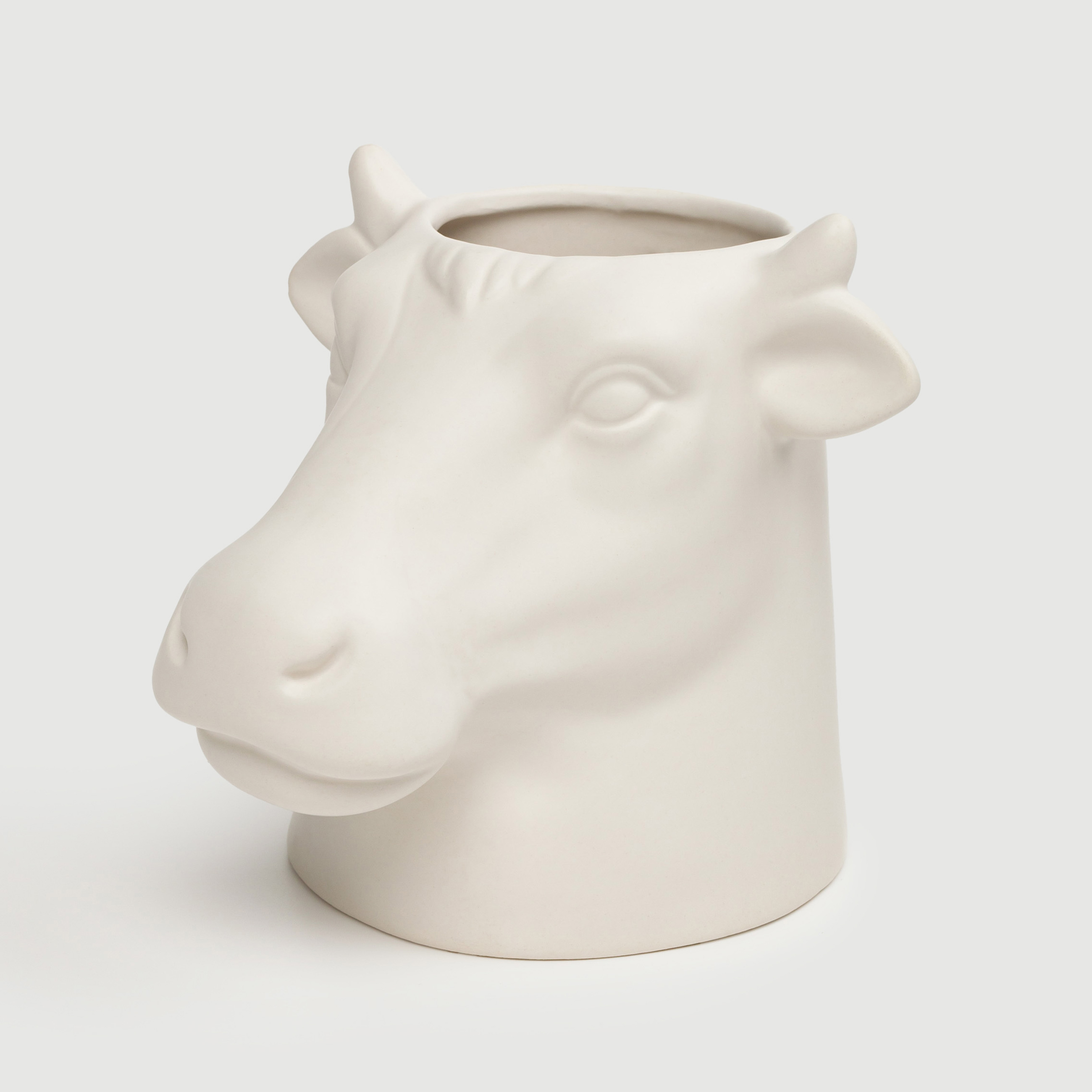 Kitchen accessories stand, 15 cm, ceramic, white, Cow, Polar bull