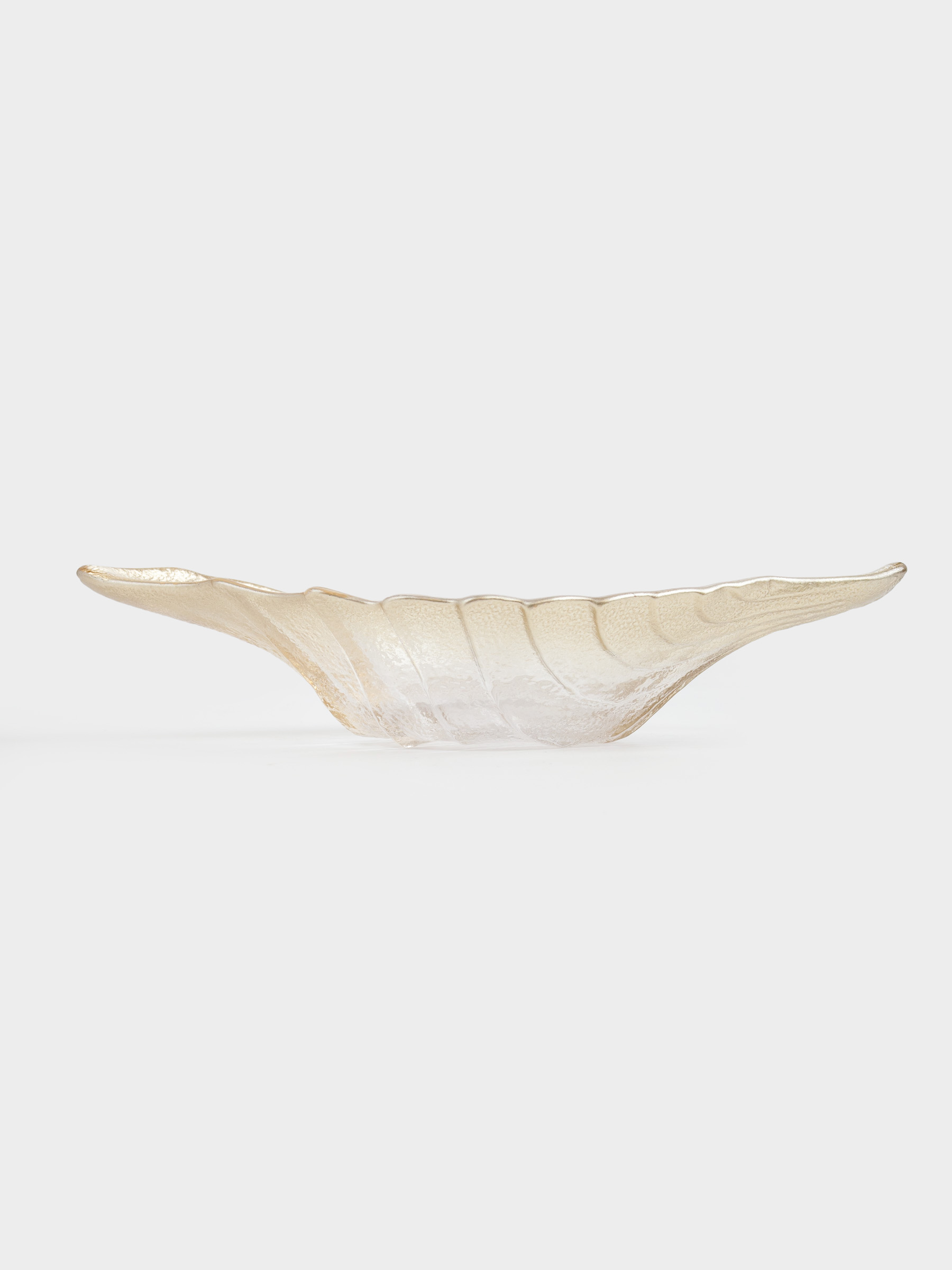 Dish, 22x12x5 cm, glass R, beige, Gradient, Shell, Seaside, image-3