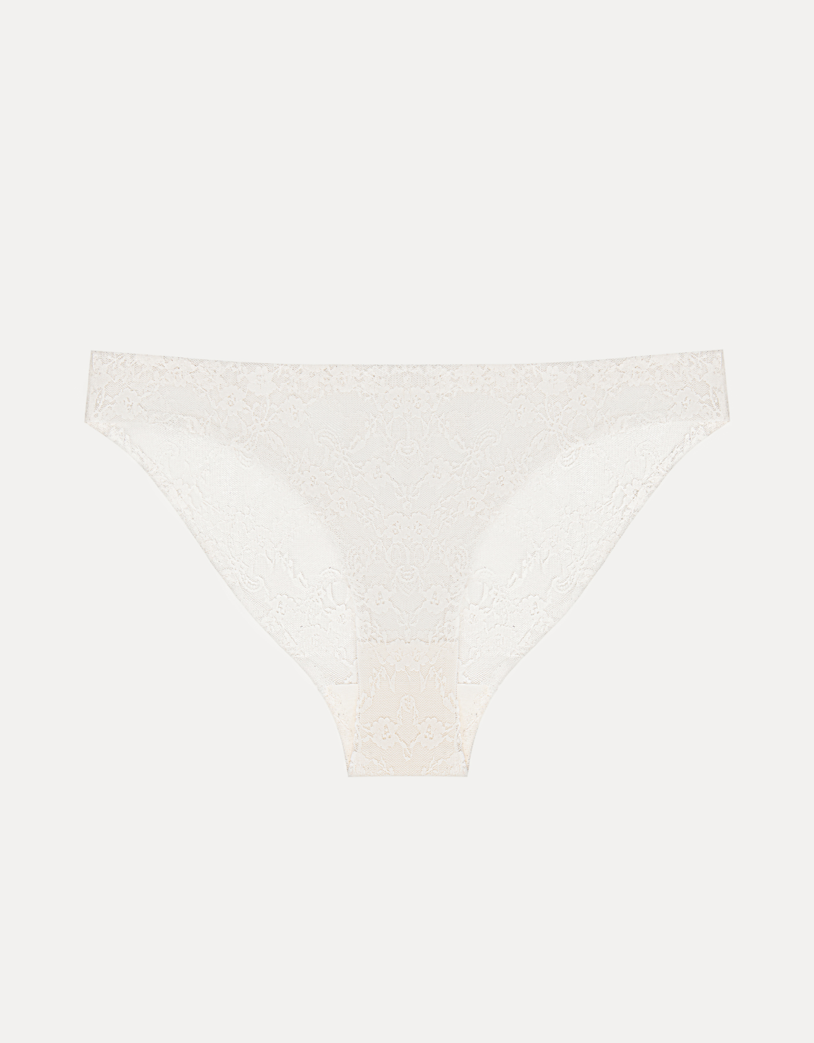 Women's underwear, size L, nylon/spandex, lace, milky, Slips, Lacie, image-0