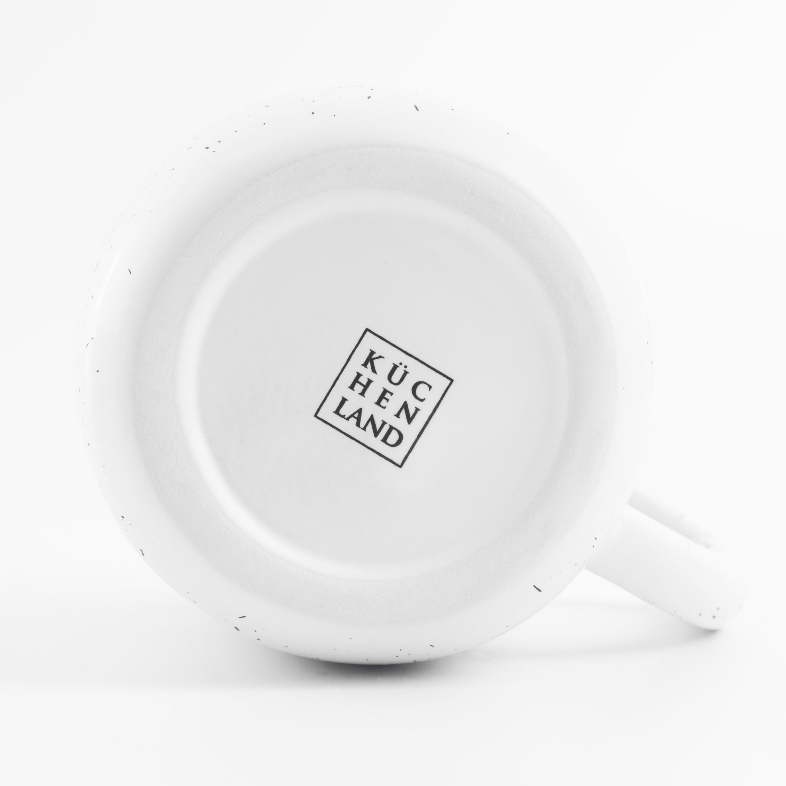 Mug, 420 ml, Ceramic, White, speckled, Face, Face speckled, image-4