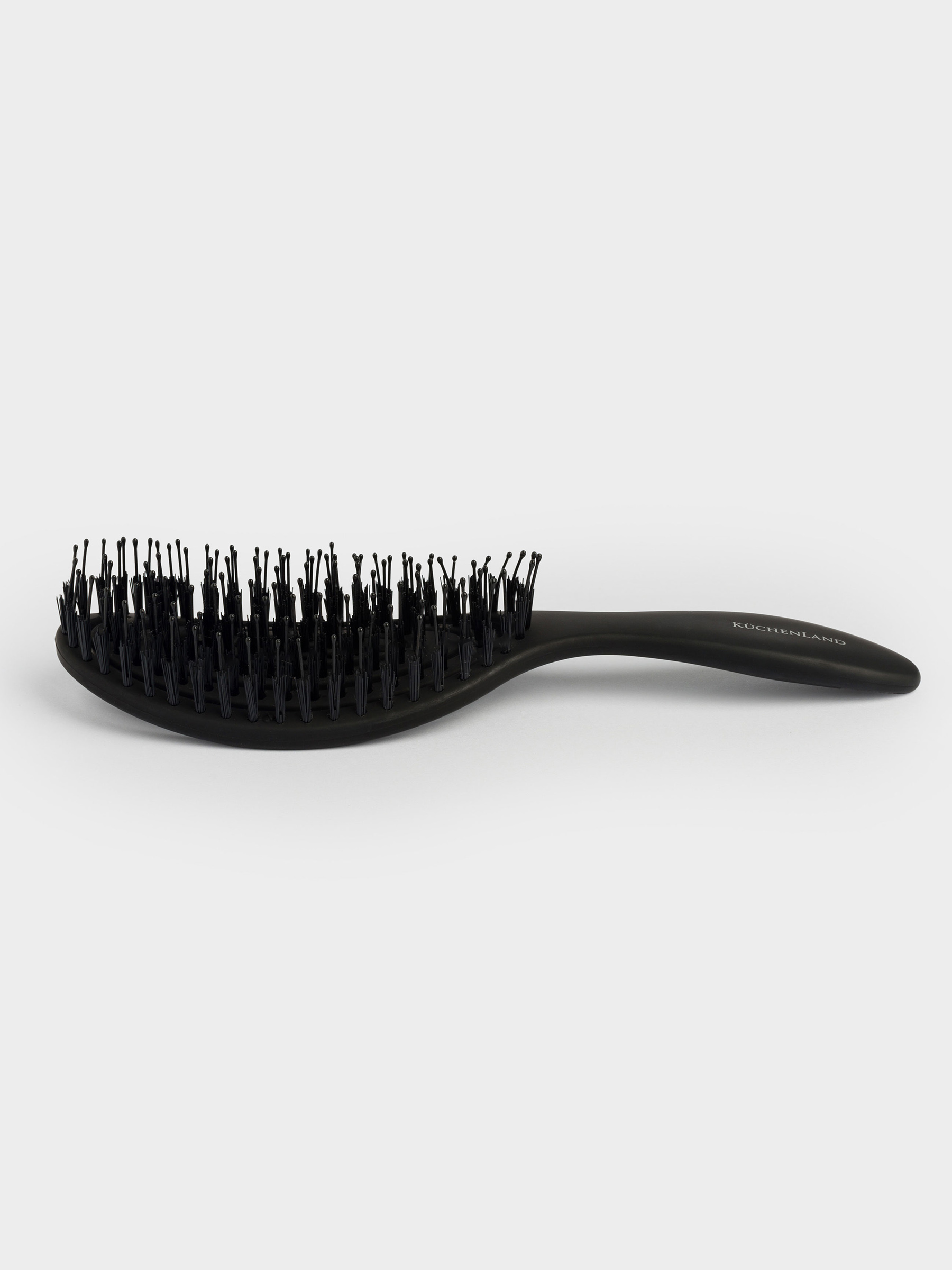 Hair massage comb, 22 cm, plastic, black, Zipo new, image-2