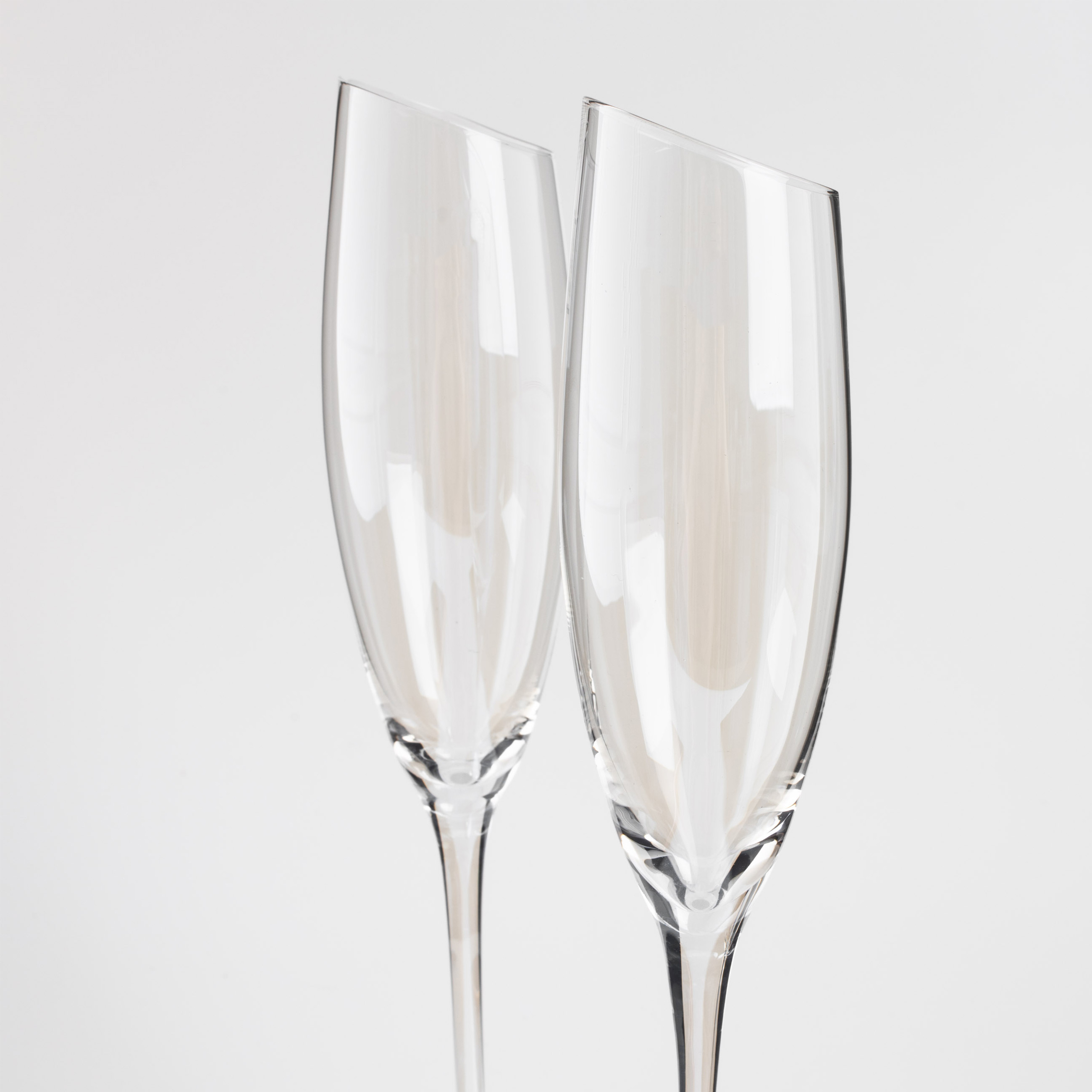 Champagne glass, 180 ml, 2 pcs, glass, mother of pearl, Charm L polar, image-3